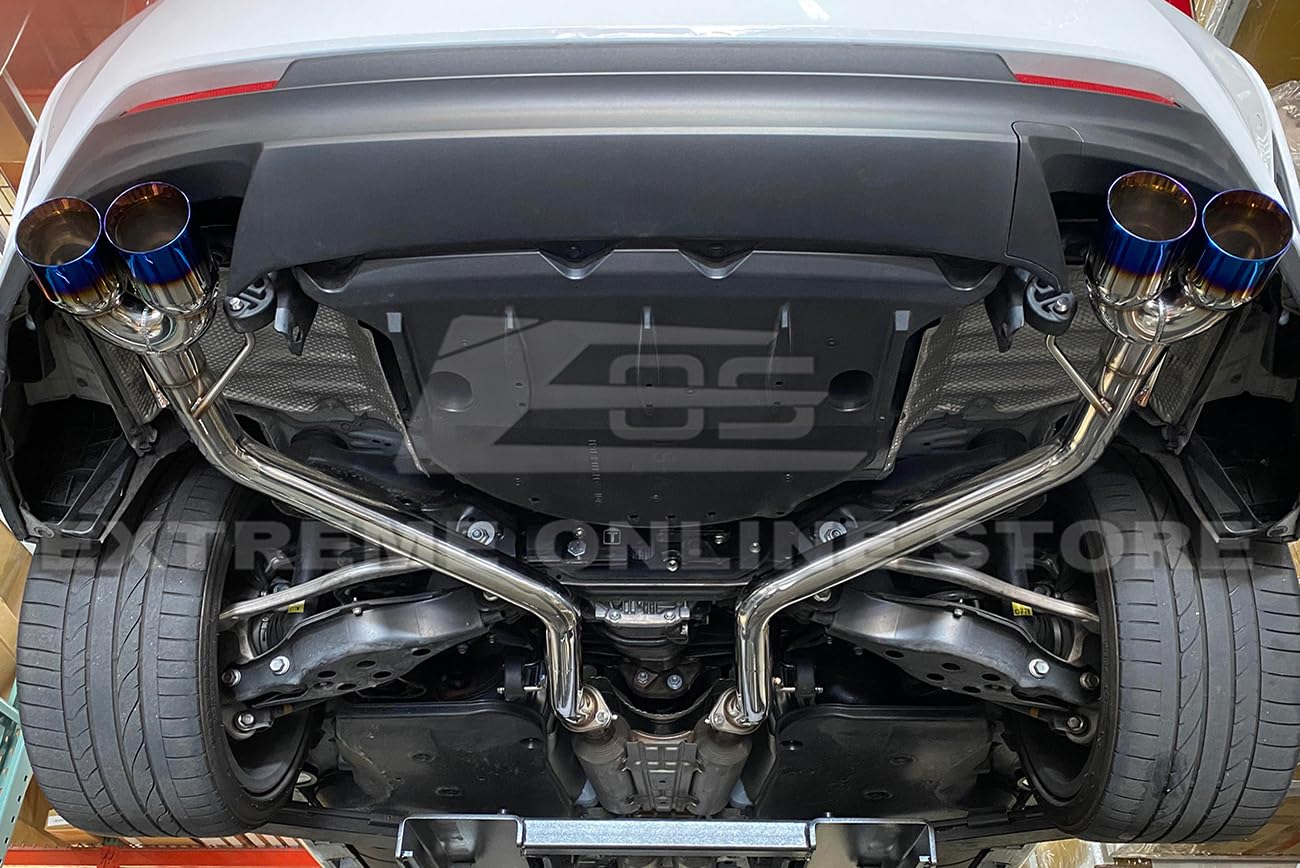 Lexus RC200t RC300 RC350 Stainless Steel Muffler Axle Back Exhaust System (2015-Present) - 3.5