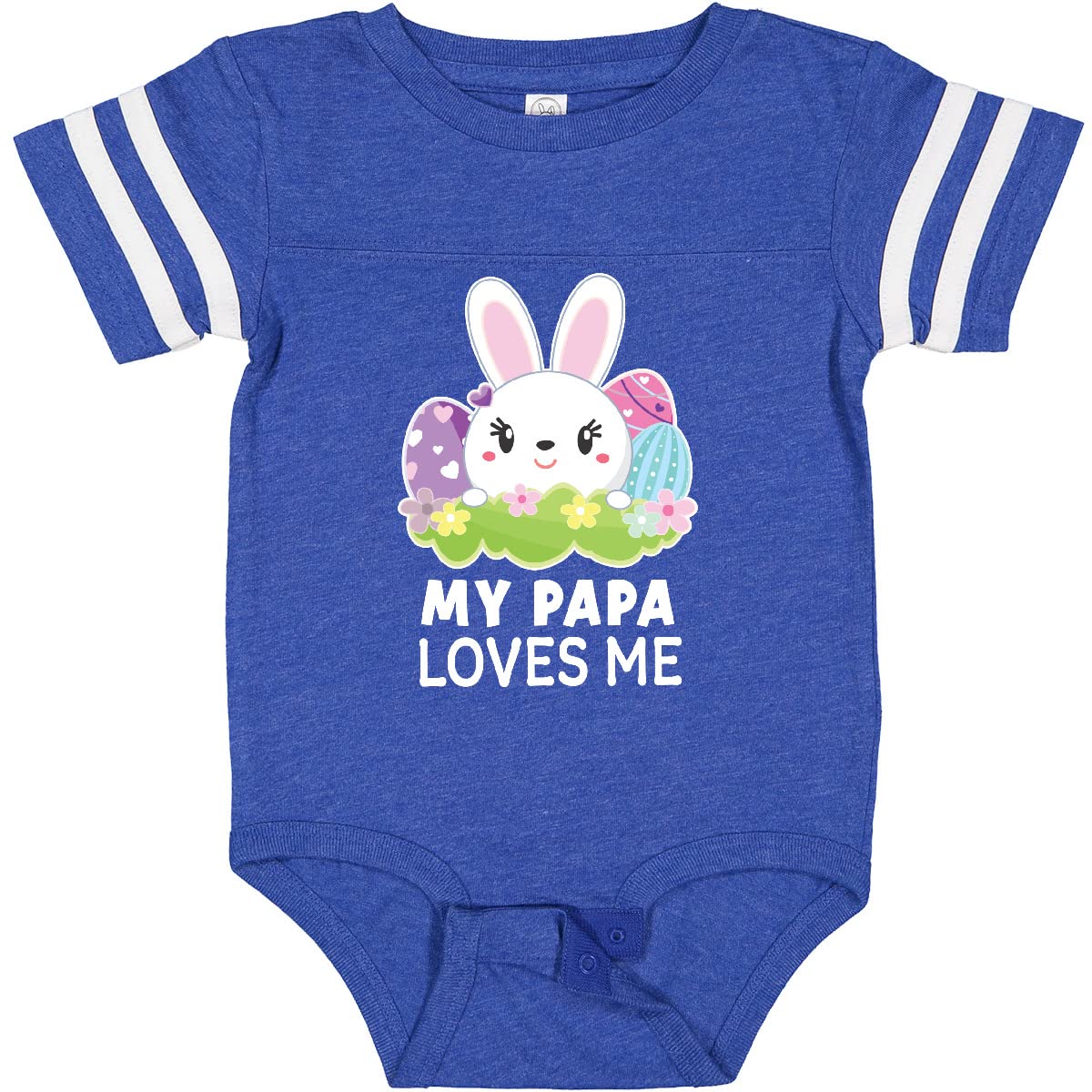 My Papa Loves Me Bunny Easter Baby Bodysuit - Easter Gift