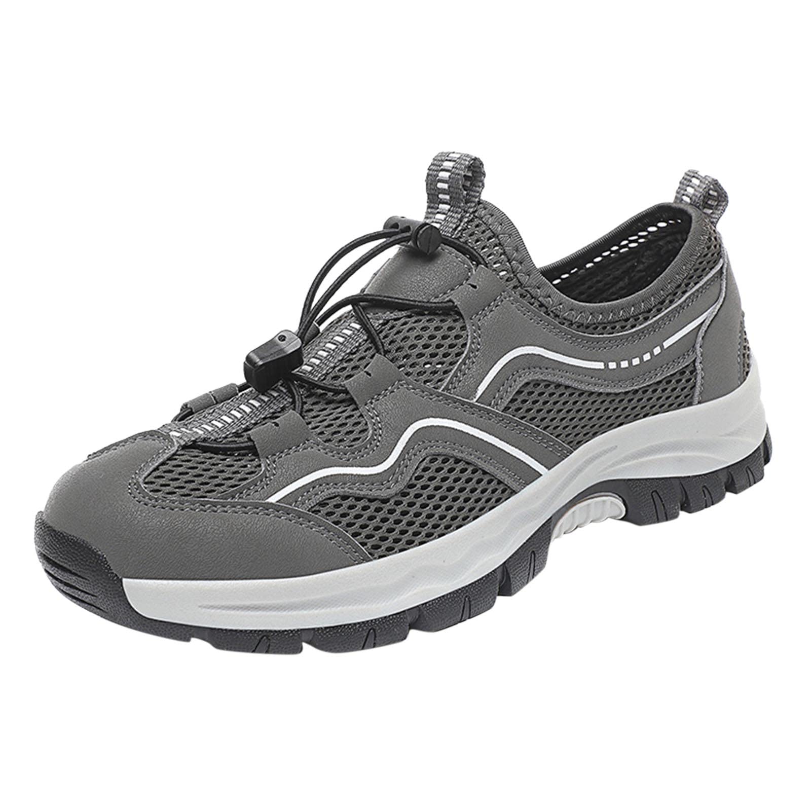 Breathable Men's Summer Mesh Hiking Shoes - Lightweight Comfortable Walking Sneakers for Outdoor Travel & Casual Wear | Perfect for Hiking, Camping & Daily Activities