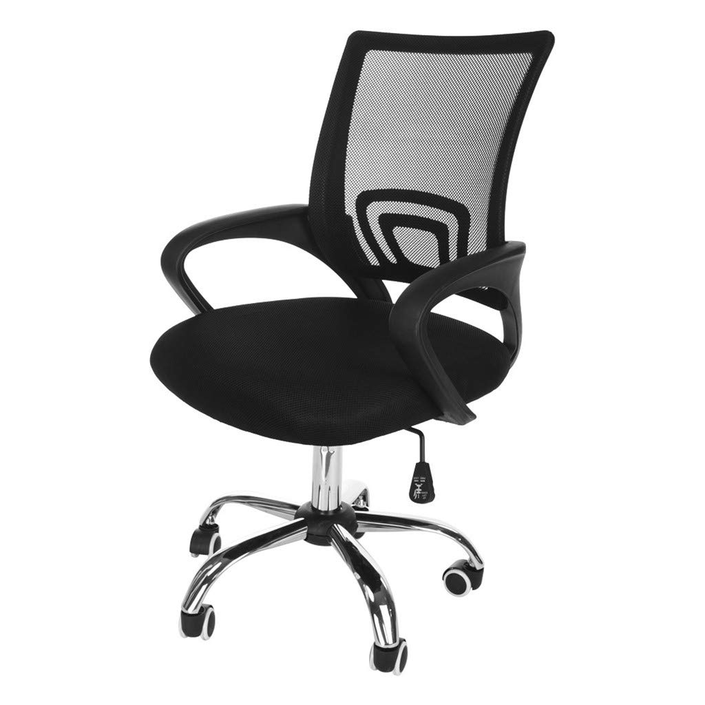 Ergonomic Adjustable Office Chair with Lift Function - Black Mesh Computer Chair for Home & Office Workspace - Perfect for Long Hours of Sitting, Gaming, and Remote Work