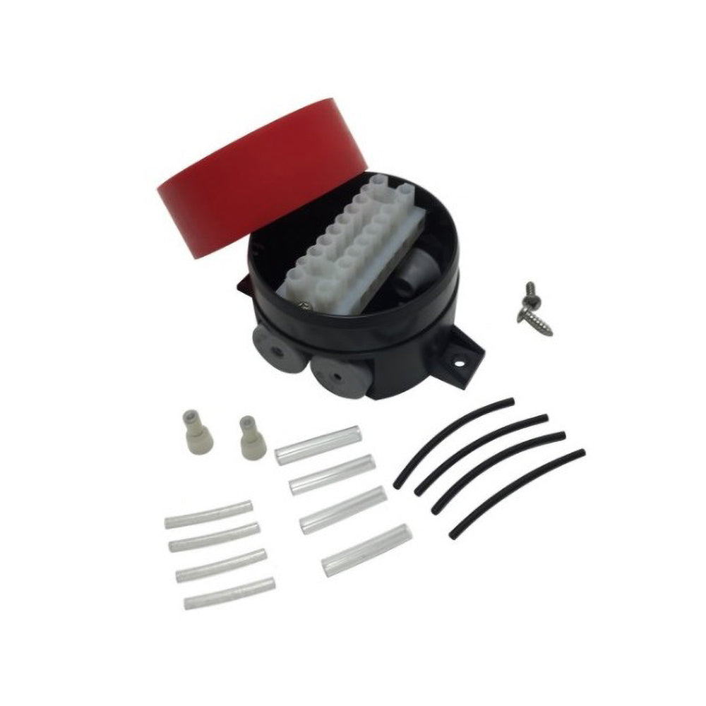 Airmar Marine Junction Box and Terminal Block for Cable Splicing - Waterproof Electrical Connector for Boat Wiring & Marine Electronics Installation