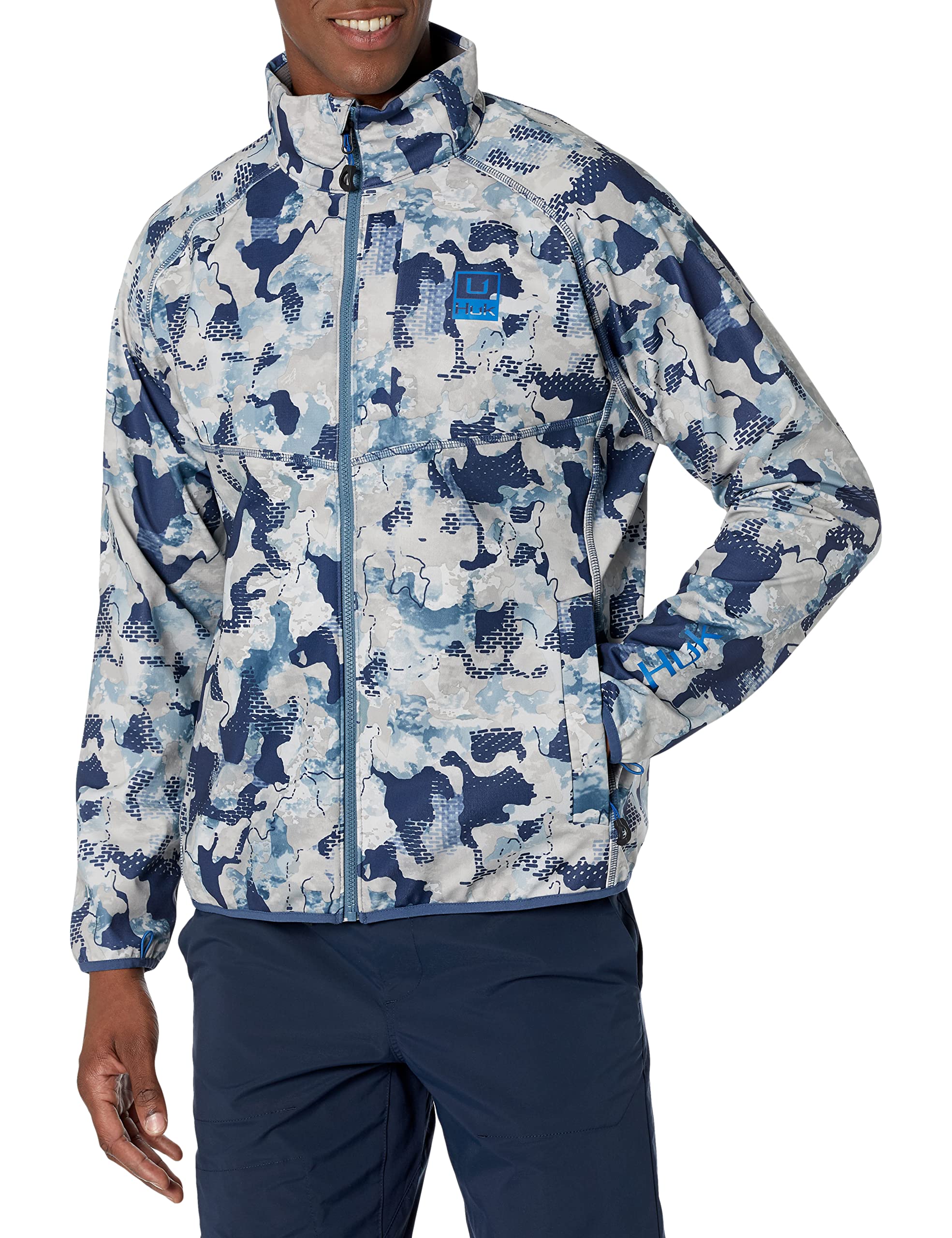 HUK Men's Icon X Soft Shell Jacket - Windproof Water Resistant Lightweight Fishing & Outdoor Jacket for Hiking, Hunting & Casual Wear