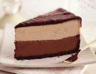 Sweet Street Triple Chocolate Cheesecake - 14 Slices (2 per Case) | Rich Chocolate Dessert for Parties, Holidays & Special Occasions