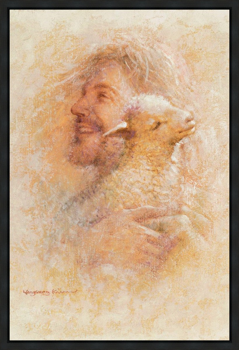 Little Lamb Gallery Wrap Canvas Art - Premium Handmade Nursery Decor for Baby Rooms & Kids Bedrooms - Perfect for Gifts & Home Decoration