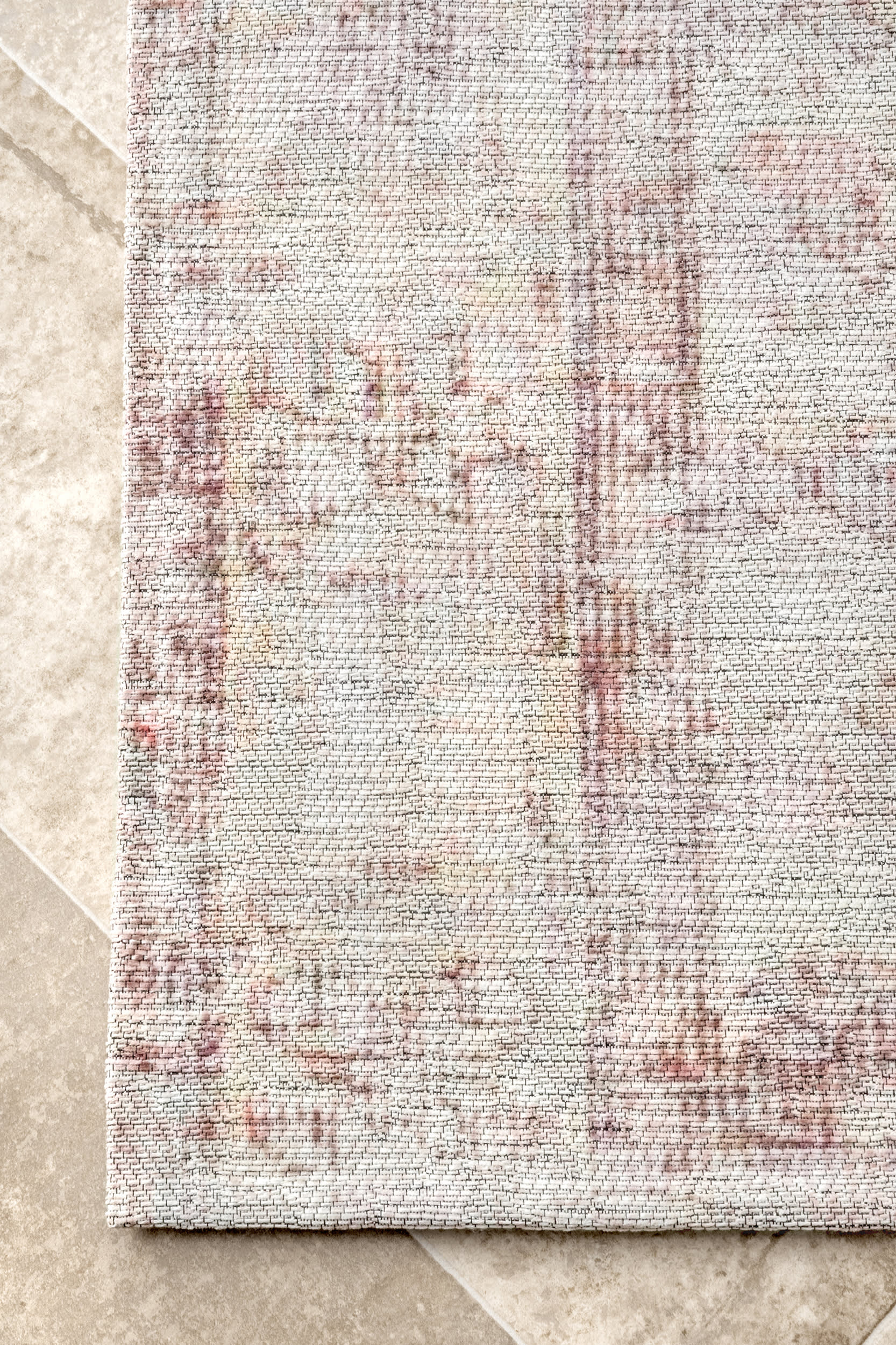 Ashen Medallion Flatweave Rug - Colorful Bohemian Area Rug for Living Room, Bedroom & Dorm Decor | Soft & Durable Handwoven Cotton Rug