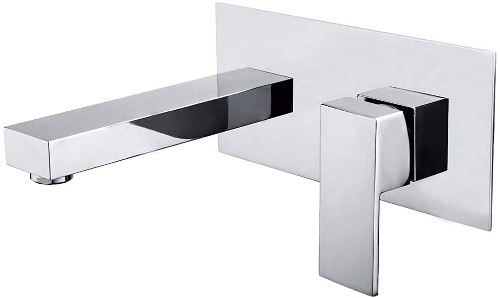 Rain Shower System S3223CI & Wall Mount Bathroom Sink Faucet S1389CI-V2 Set - Modern Bathroom Fixtures for Spa-Like Shower Experience & Elegant Vanity Upgrade