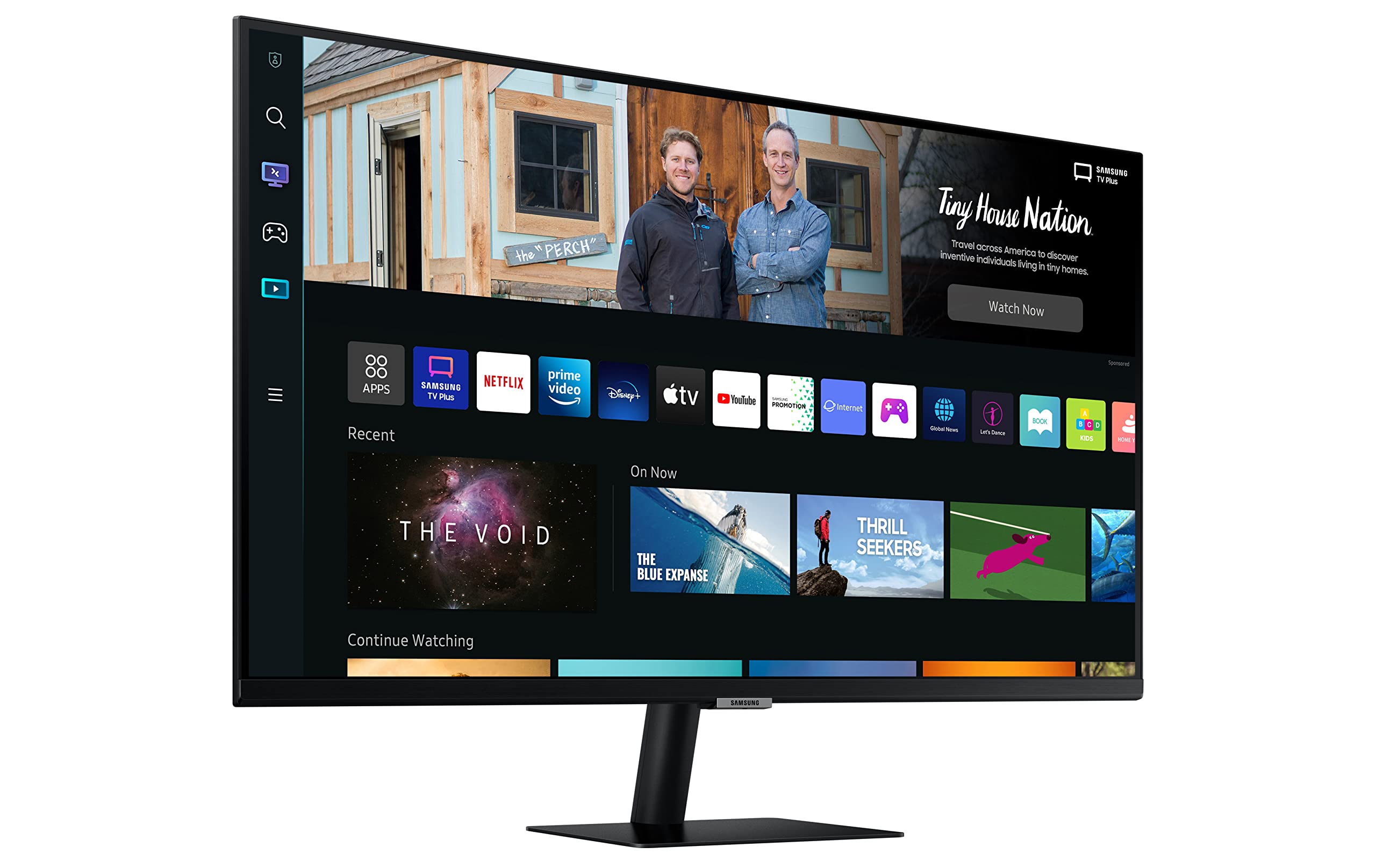 Samsung Smart Monitor M5 32 Inch Full HD Display - All-in-One Screen for Entertainment & Work (Model LS32BM502EUXEN) - Perfect for Home Office, Streaming, and Productivity