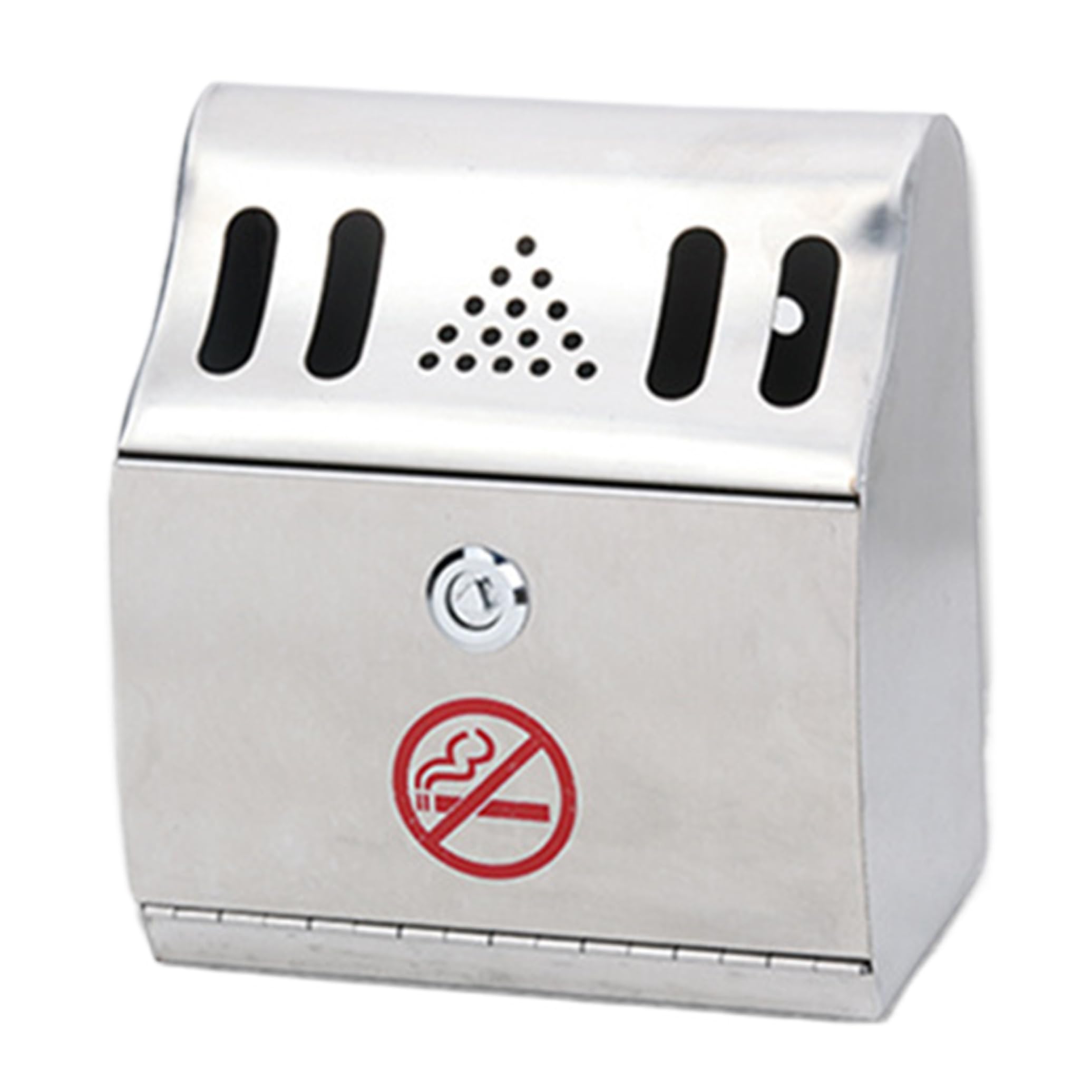 Smokers Outpost - Wall Mounted Outdoor Cigarette Butt Receptacle with Removable Ashtray Bin for Home & Patio - Perfect for Standing Smokers, Backyard Gatherings and Public Smoking Areas