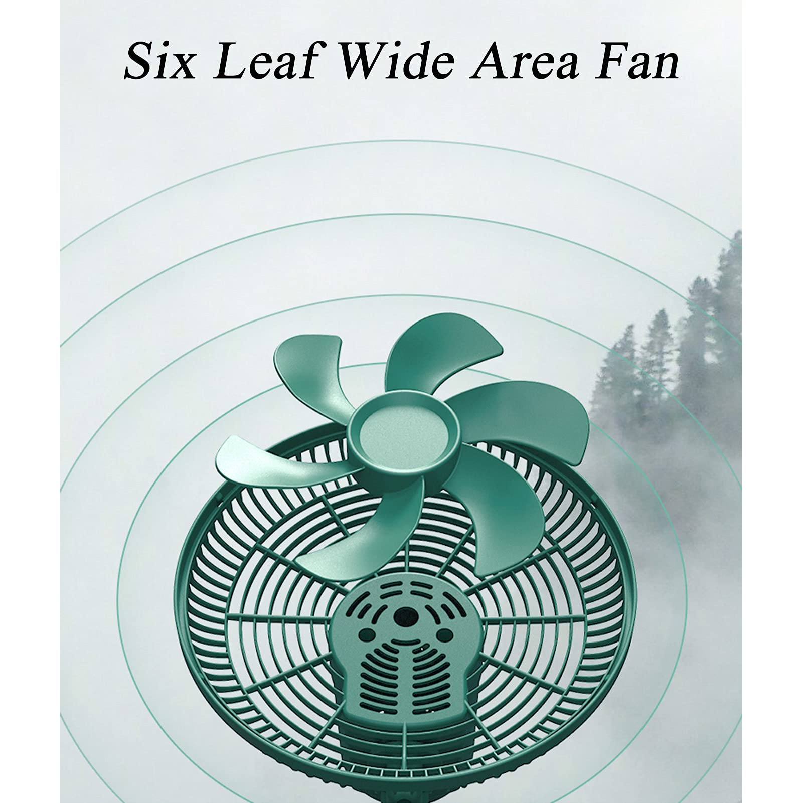 Quiet Oscillating Pedestal Fan with Adjustable Height & Wide-Angle Swing - Energy Efficient Low Noise Standing Cooling Fan for Home, Office, and Bedroom Air Circulation