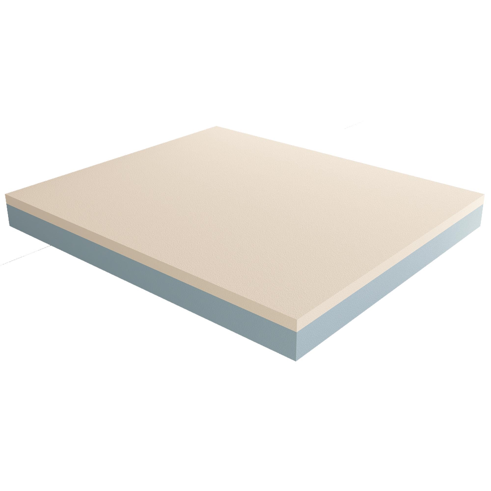 Baldiflex - 135x180x23cm Hypoallergenic Anti-Dust Mite Memory Foam Mattress with Cooling Gel for Back Pain Relief | Queen Size Bed for Side Sleepers & Couples | Perfect for Guest Rooms & Apartments