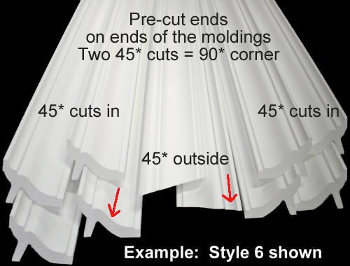 Creative Crown Foam Molding Kit - 64ft 3.5