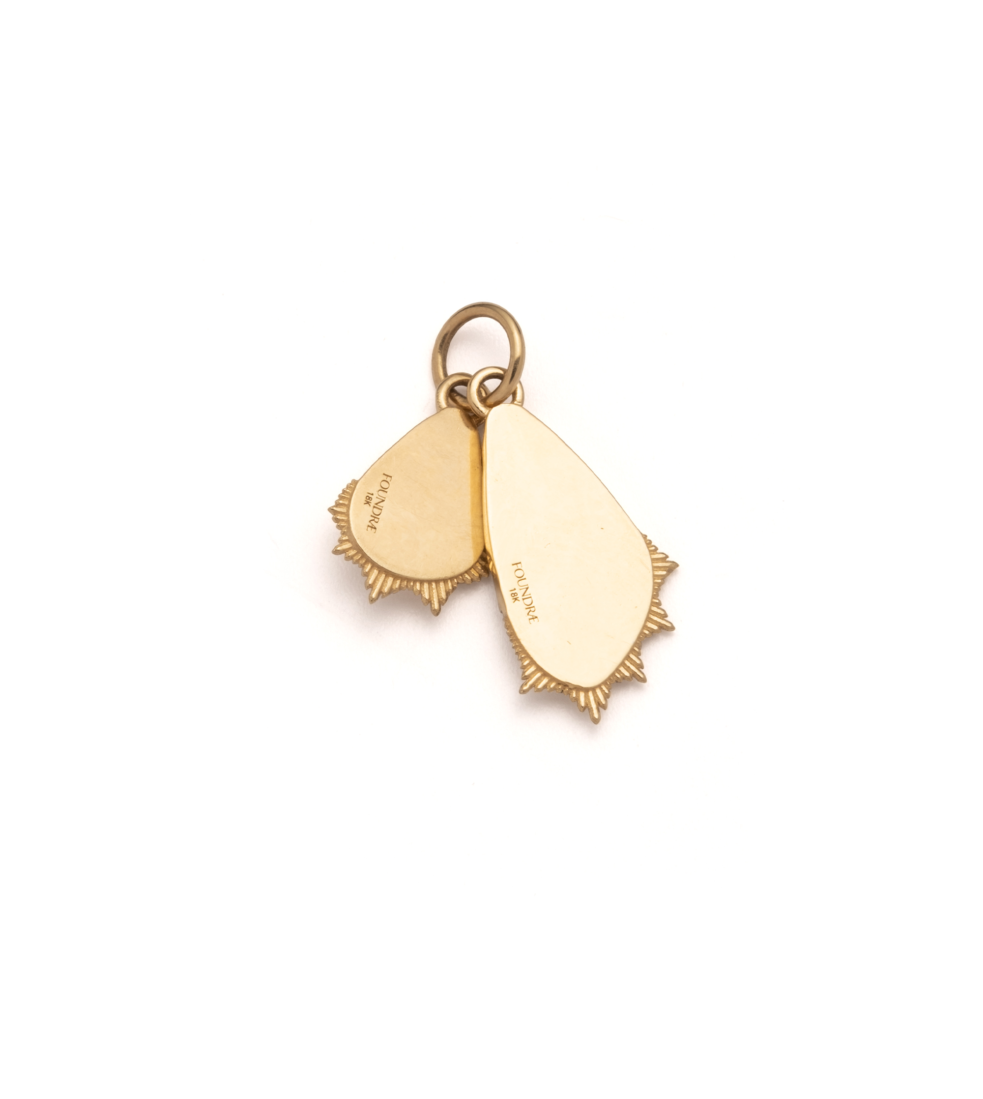 Butterfly Wings Miniature Medallion Necklace - Dainty Initial Pendant Jewelry for Women, Perfect for Everyday Wear & Gift Giving