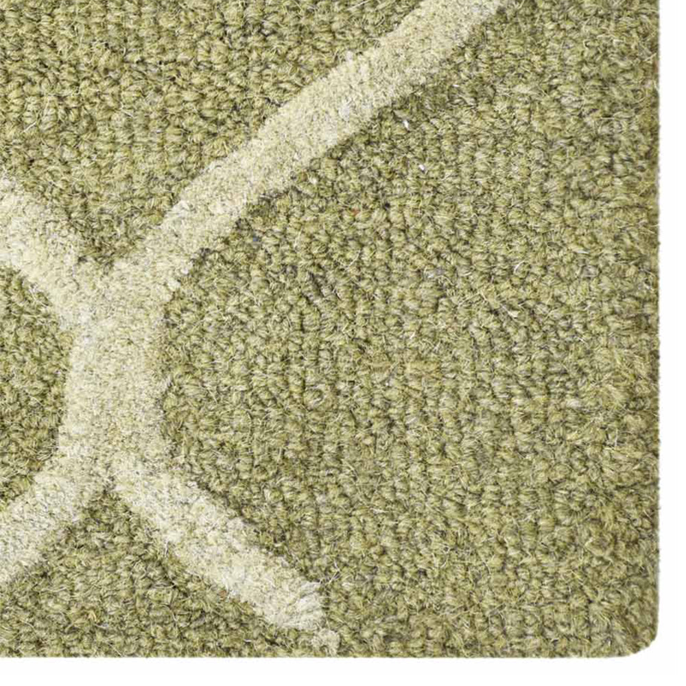 Hand Tufted Wool Area Rug - Soft & Durable Non-Slip Living Room Carpet - Perfect for Bedroom, Nursery, or Home Office Decor