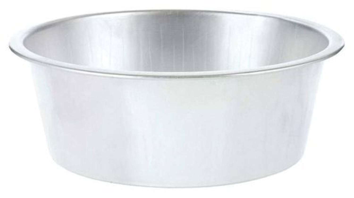 Harold Import Round Aluminum Dish Pan Wash Tub - Durable Kitchen Sink Basin for Washing Dishes, Vegetables & Fruits | Perfect for Restaurants, Camping & Home Use