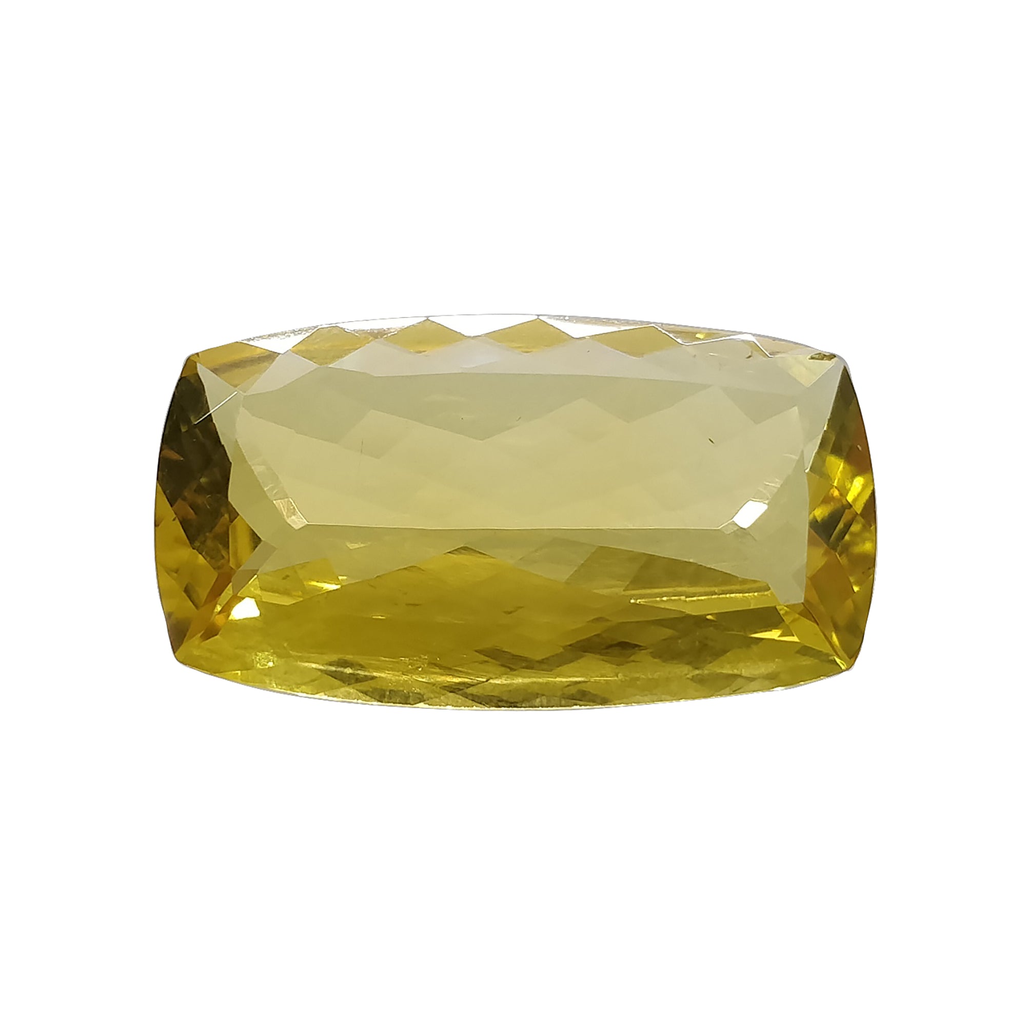 53.05cts Natural Untreated Yellow Citrine Gemstone - Cushion Cut 38x22mm for Jewelry Making, Engagement Rings & Healing Crystals Collection