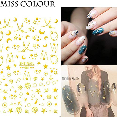 DSstyles Manicure Nail Stickers - Strawberry Rainbow Cherry Design (081) | Self-Adhesive Nail Art Decals for Women | Perfect for Parties, Weddings & Everyday Nail Decor