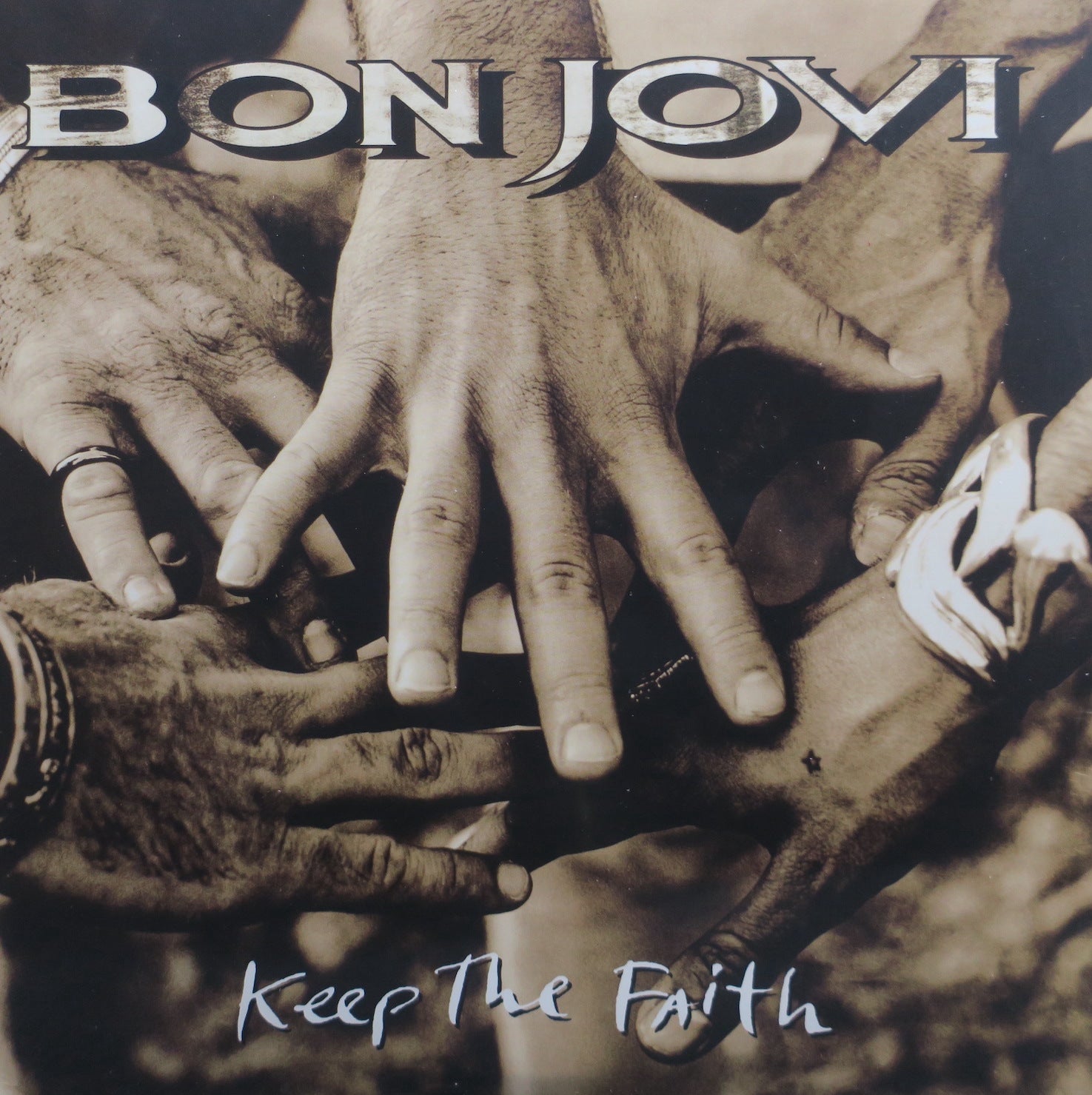 BON JOVI 'Keep The Faith' Vinyl 2LP Record Album - Limited Edition Rock Music Collectible for Home Decor & Music Lovers