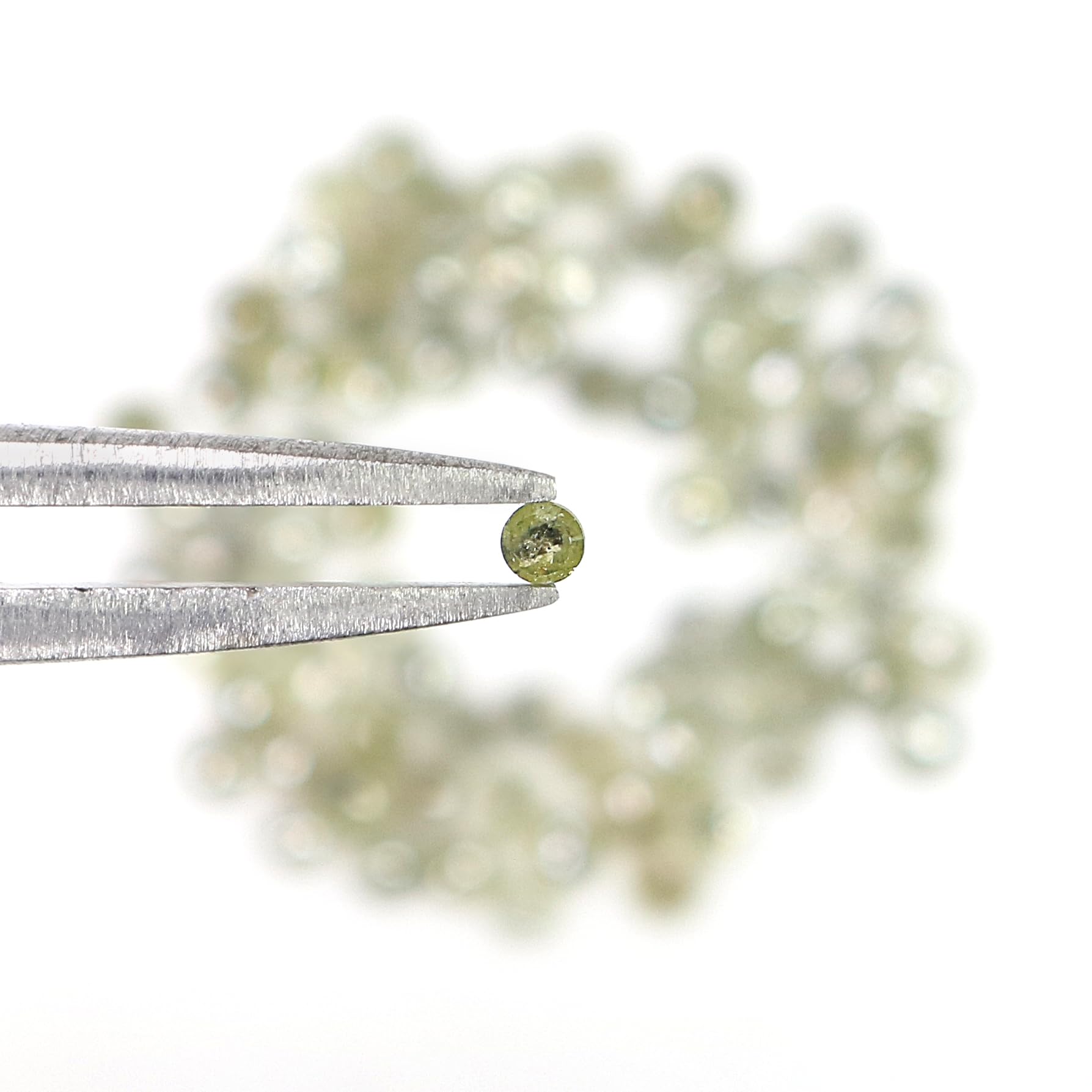 3.23 CT Natural Loose Grey Round Rose Cut Diamond - 2.10mm Premium Loose Gemstone for Jewelry Making, Engagement Rings & Fine Collections