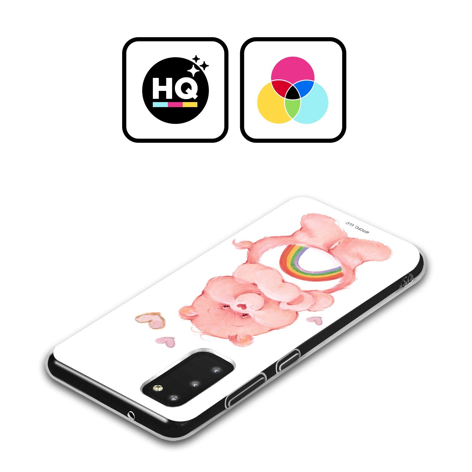 Head Case Designs Officially Licensed Care Bears Cheer Classic Soft Gel Case for Samsung Galaxy S21 5G - Cute Protective Cover for Kids, Teens & Adults - Perfect for School, Work & Everyday Use