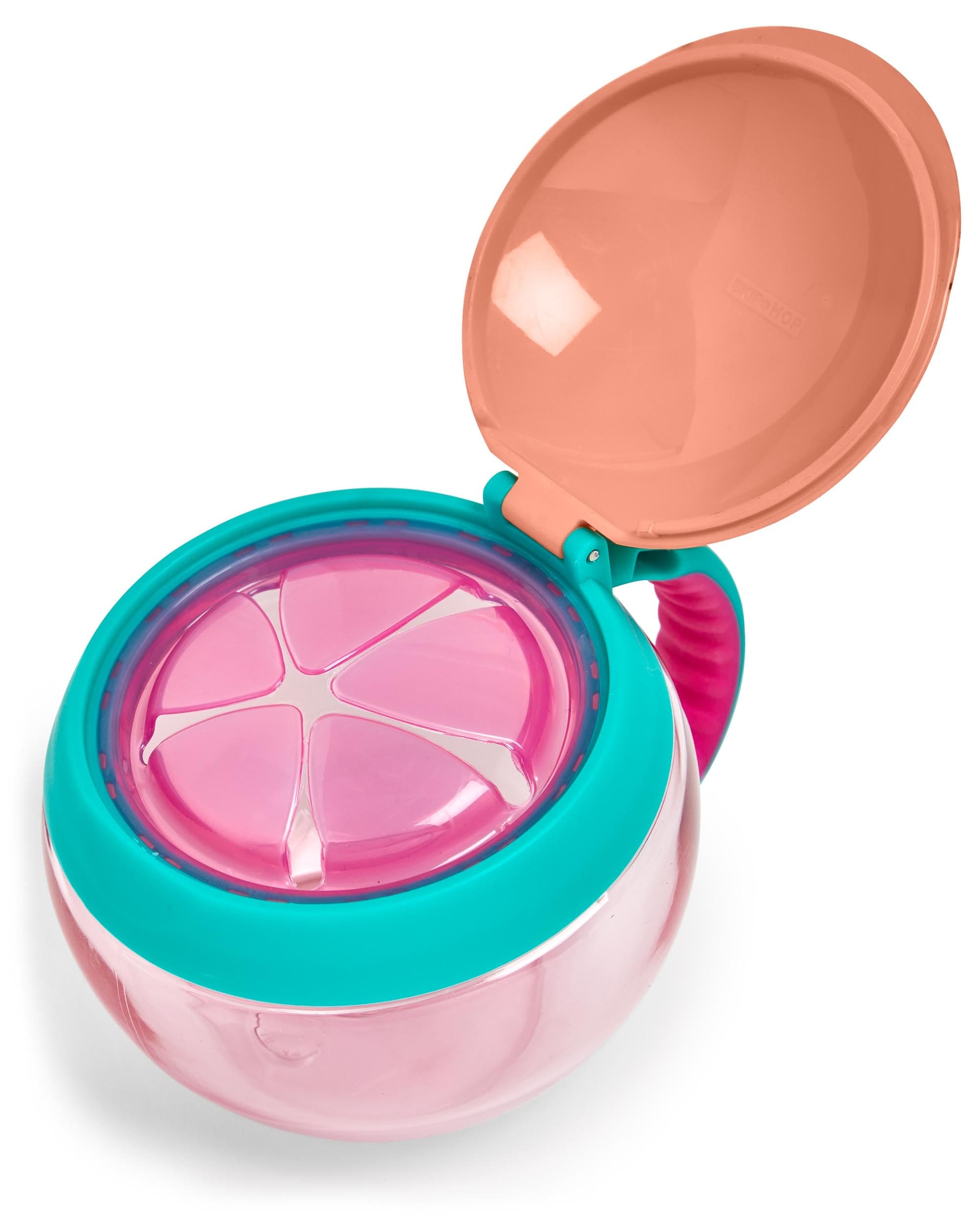 Skip Hop Zoo Snap Cup - Insulated Toddler Sippy Cup with Leak-Proof Lid & Easy-Grip Handles - Perfect for Daycare, Travel & On-the-Go Hydration