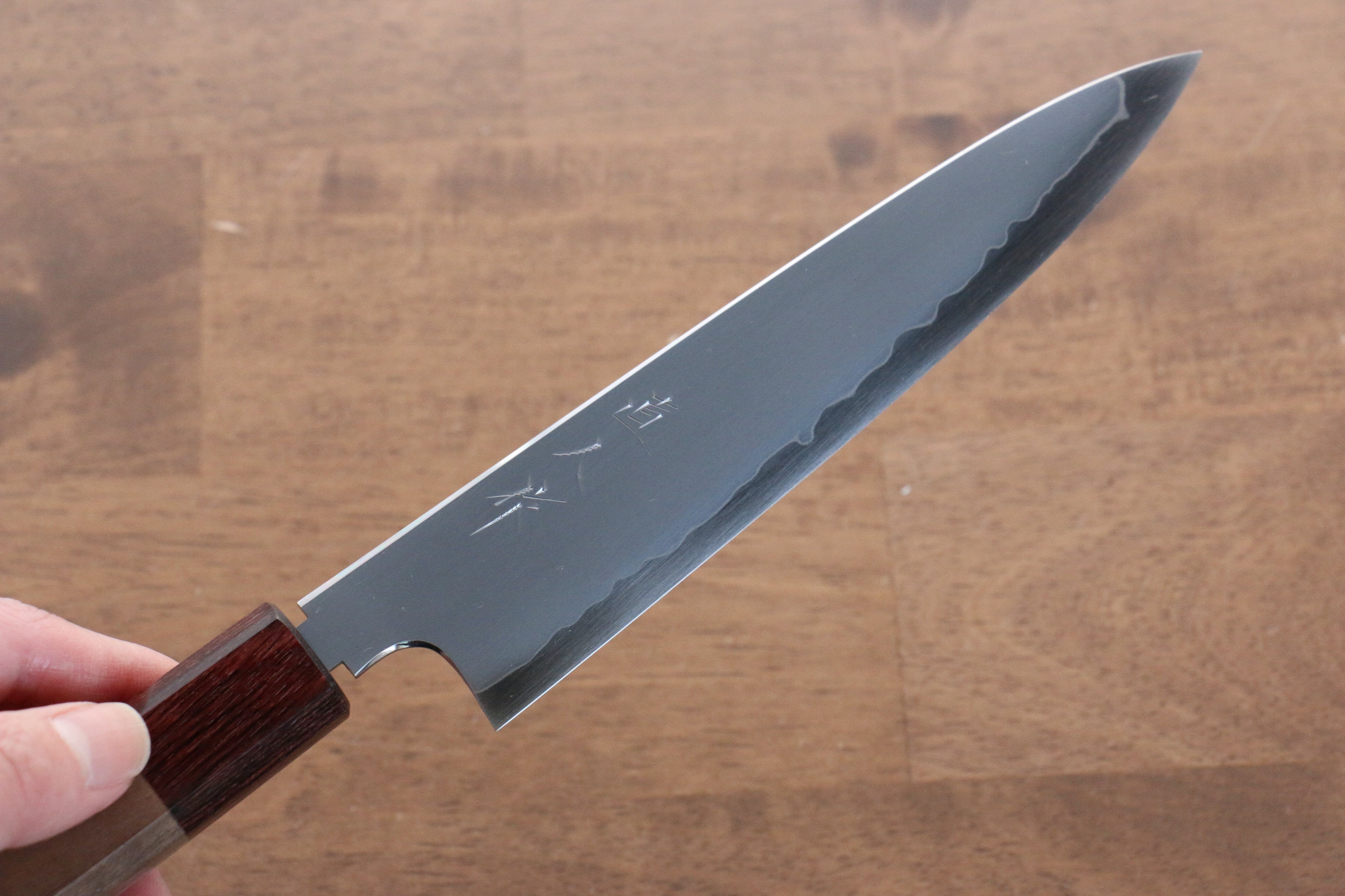 Premium SG2 Steel Petty Utility Knife 165mm with Walnut Handle - Japanese Kitchen Knife for Precision Slicing, Dicing & Garnishing - Perfect for Chefs & Home Cooks