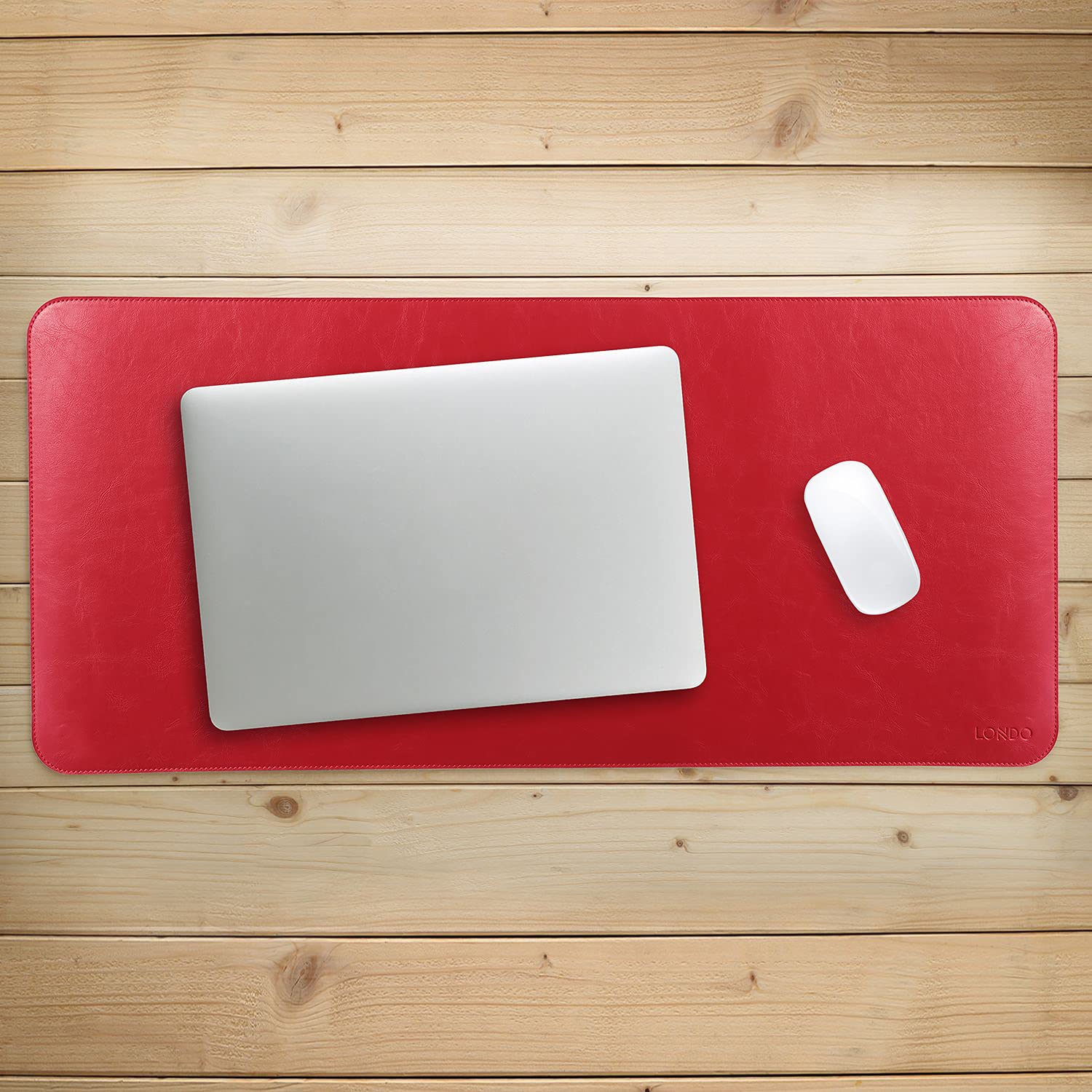 Premium Leather Extended Mouse Pad - Extra Large Desk Mat for Office, Gaming & Home Use | Smooth Gliding Surface, Non-Slip Rubber Base | Durable & Stylish Workspace Accessory for Computers, Laptops & Desktops | Perfect for Work, Gaming & Productivity