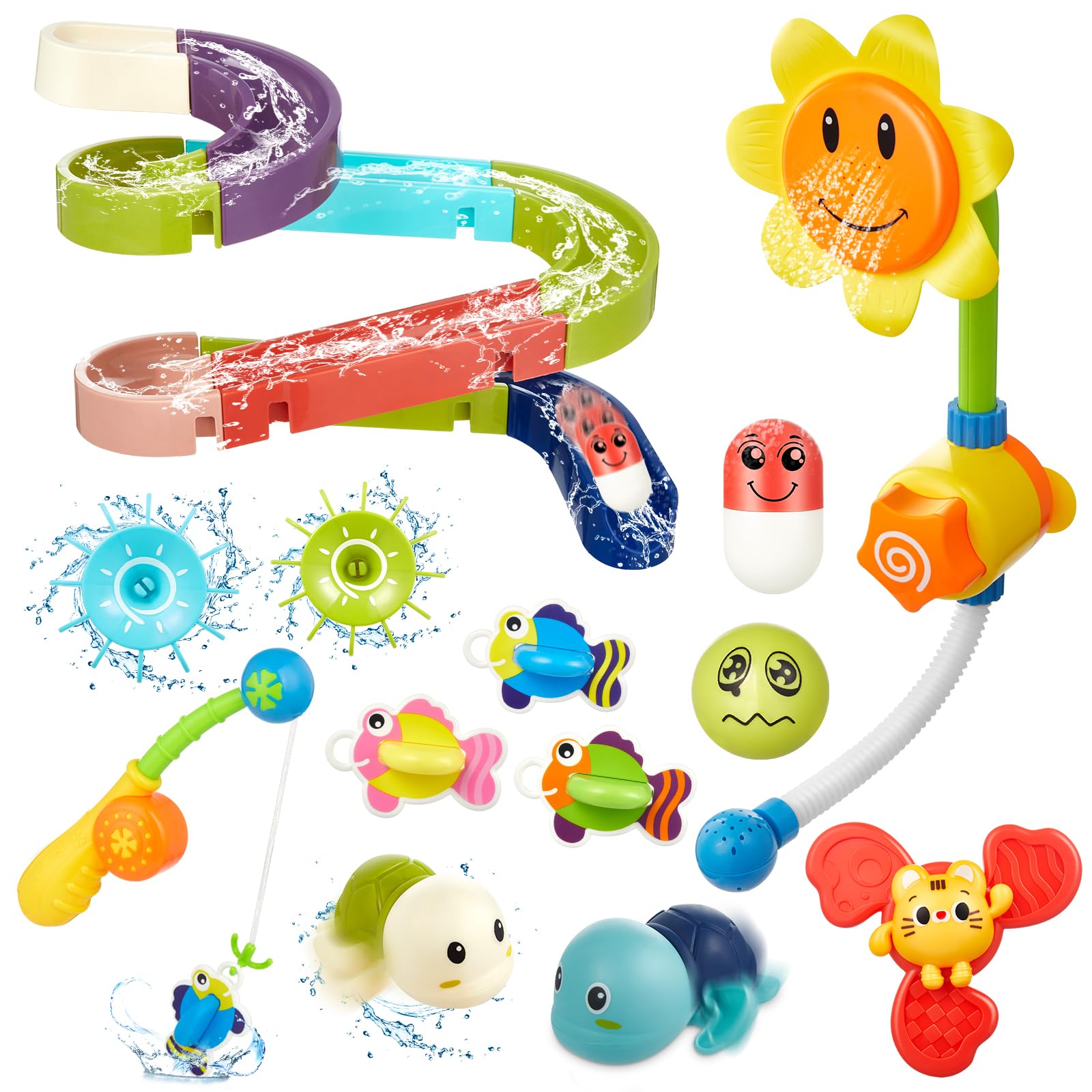 Lictin Baby Bath Toys for Toddlers - Fun Shower & Fishing Game for Kids - Perfect Gift for Baby Boy & Girl