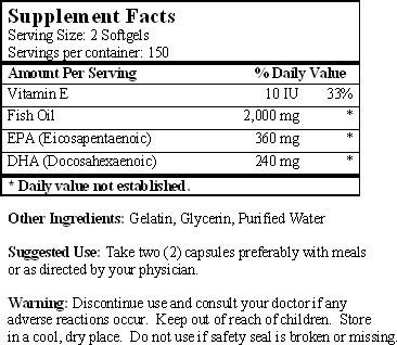 Premium Golden Alaska Deep Sea Fish Oil 1000mg - 300 Softgels (12 Pack) | Omega-3 EPA DHA Supplement for Heart, Brain & Joint Health | Great for Adults & Seniors Daily Wellness Routine