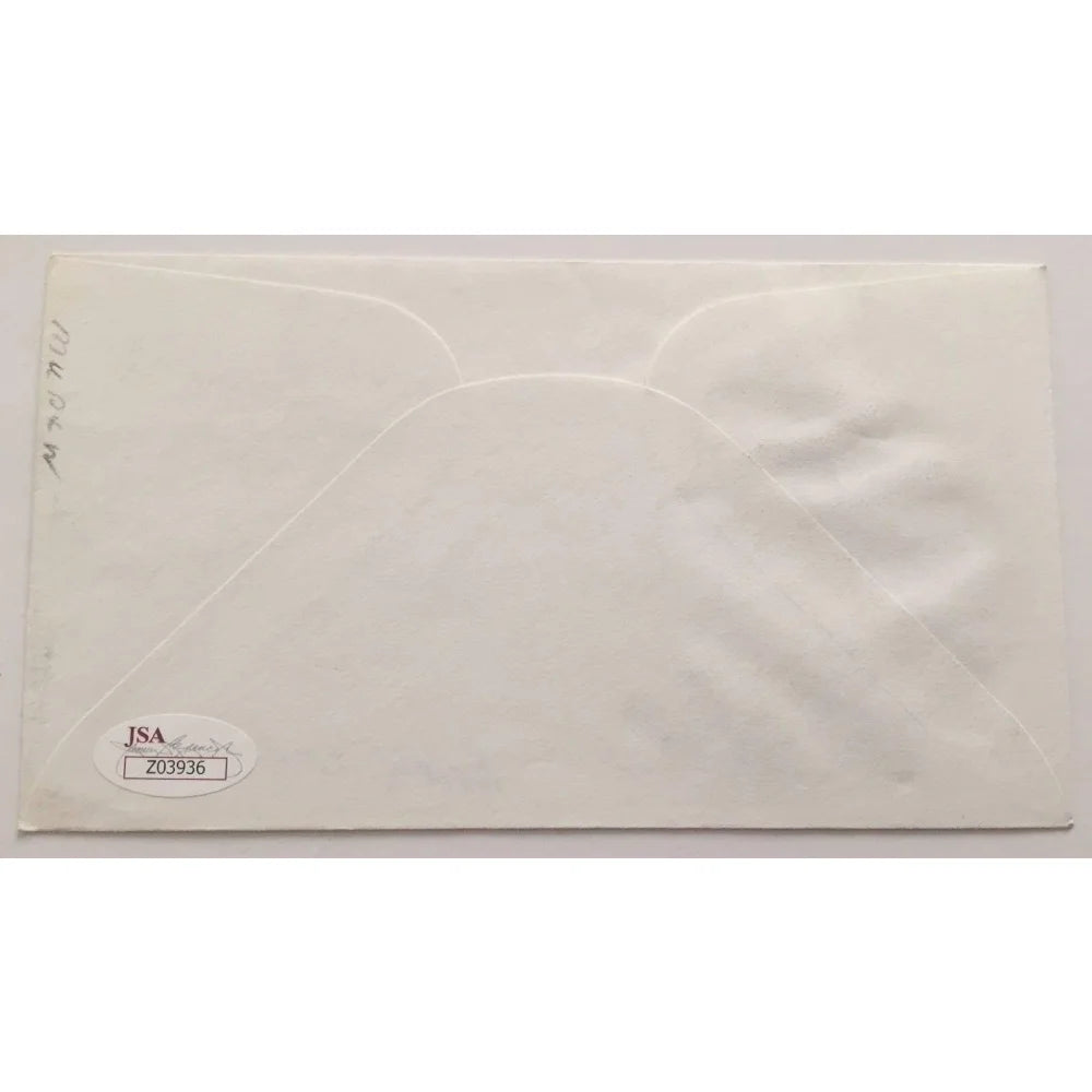 Authentic Harry Truman & Gerald Ford Signed Envelope with JSA COA - Presidential Autograph Collectible for History Buffs & Memorabilia Display