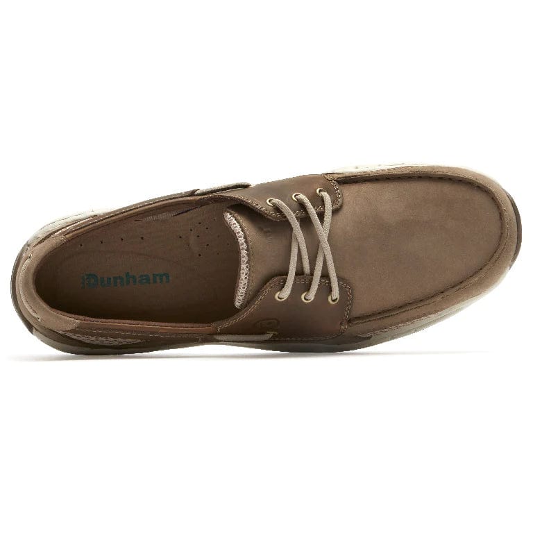 Dunham Captain Waterproof Boat Shoes for Men - Slip-Resistant Deck Shoes for Boating, Fishing & Outdoor Activities