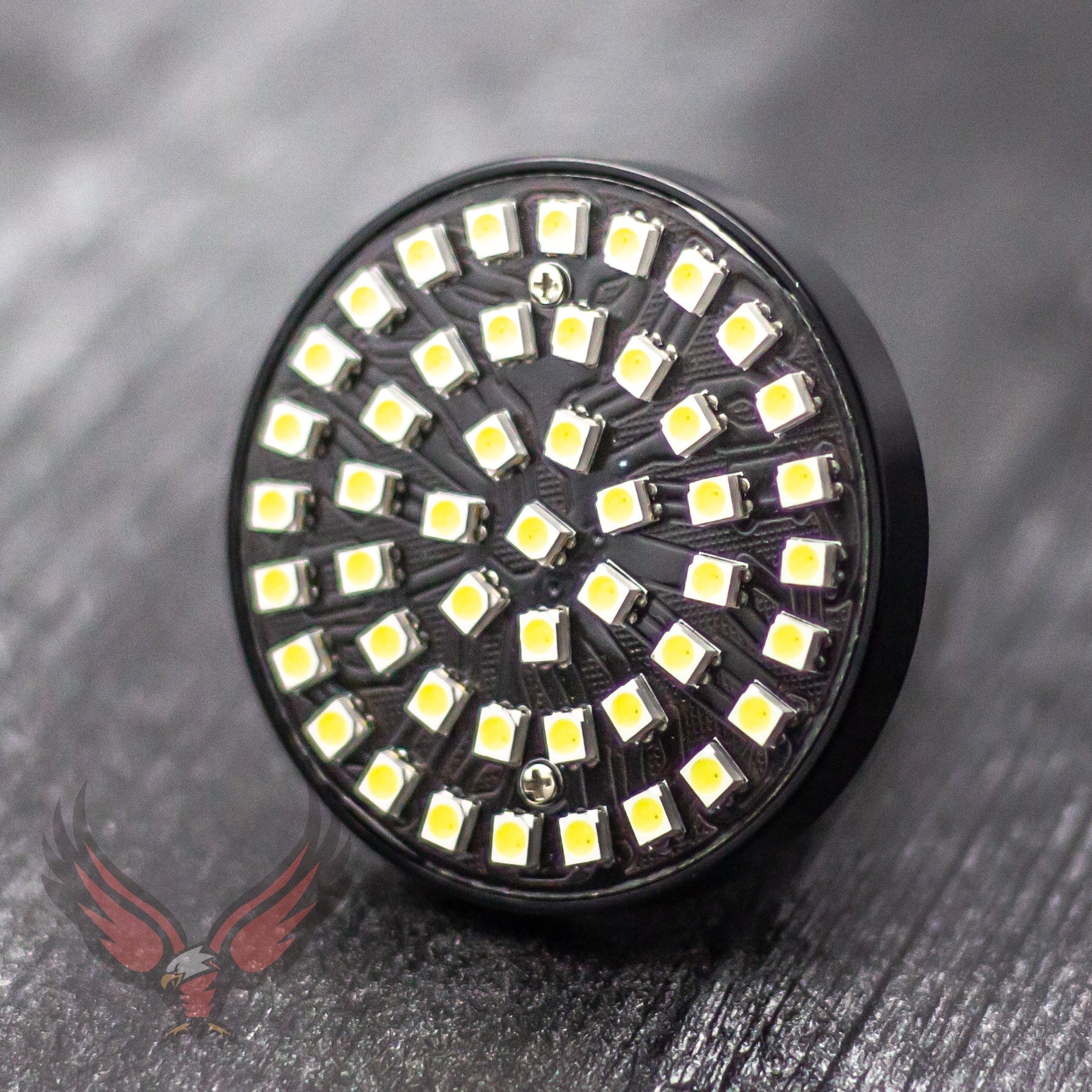 Eagle Lights SUNBURST 2 LED Turn Signals - Compatible with Harley Davidson & Yamaha Motorcycles - Front 1157 / Rear 1156 Bulbs - Bright Red Rear LEDs - Enhanced Visibility for Day & Night Riding