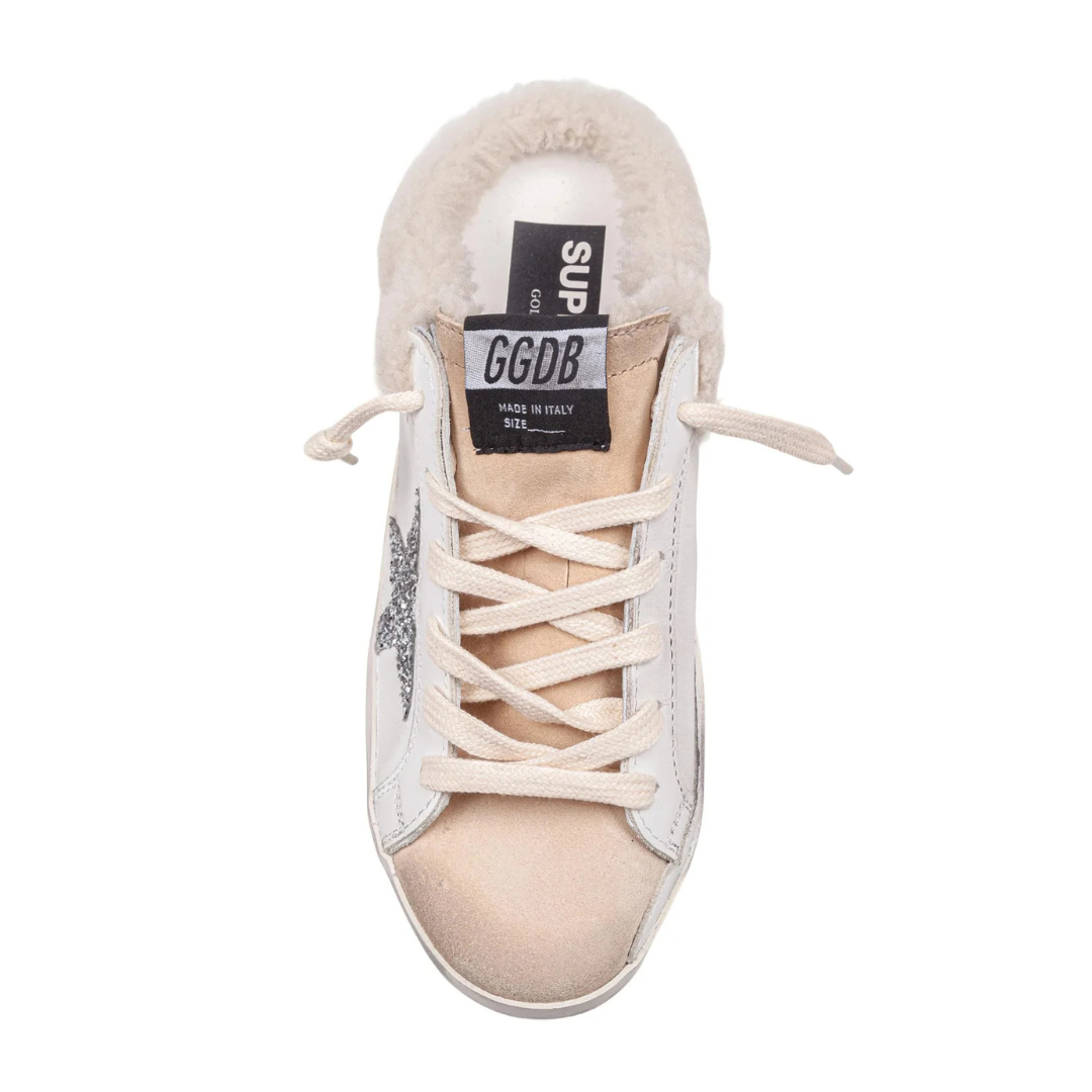 Premium Shearling Super Star Sabot Slippers - Cozy & Stylish Indoor/Outdoor House Shoes for Women - Perfect for Winter, Lounge & Home Comfort