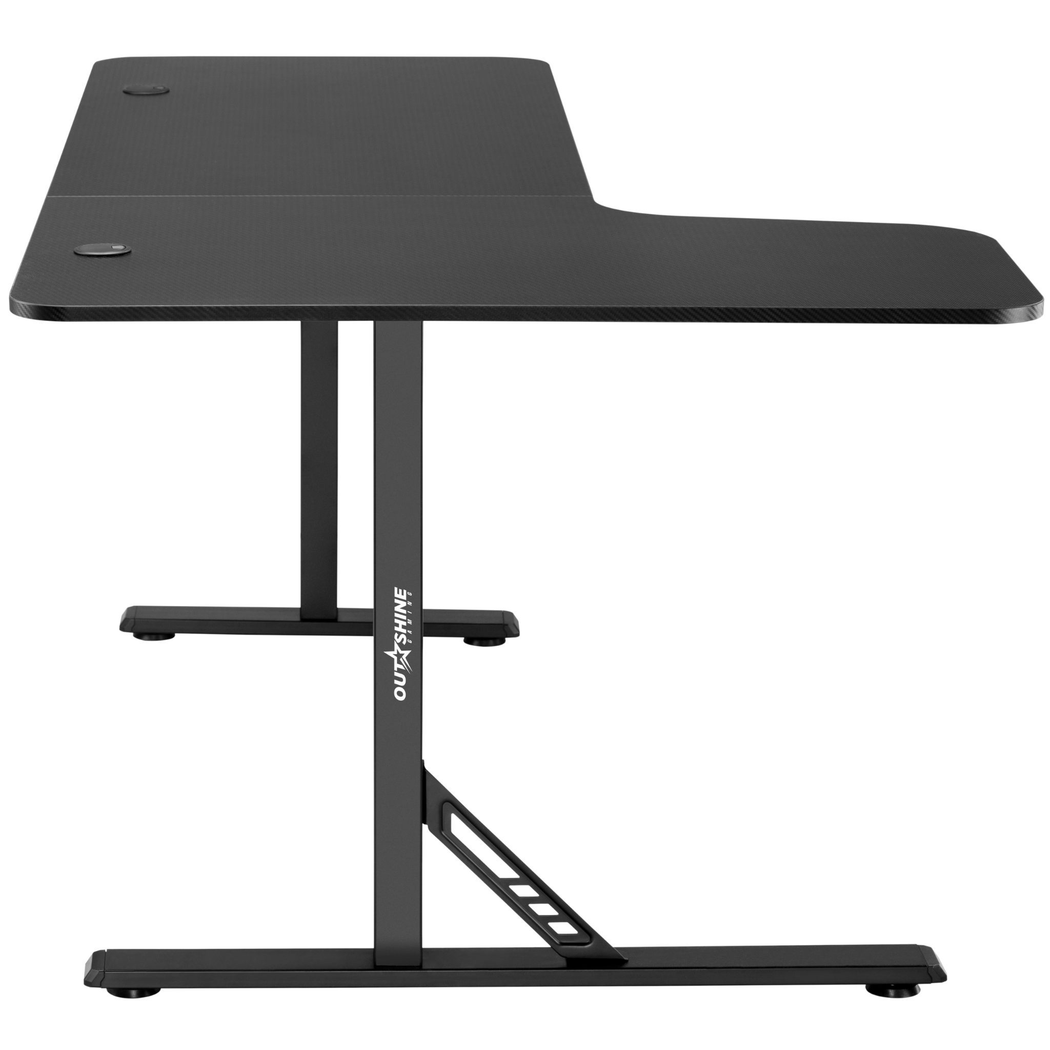 Citadel Gaming Desk V2 - 160cm Wide L-Shaped Computer Desk for PC Gamers | Ergonomic Home Office Setup with Cable Management | Perfect for Streaming & Esports