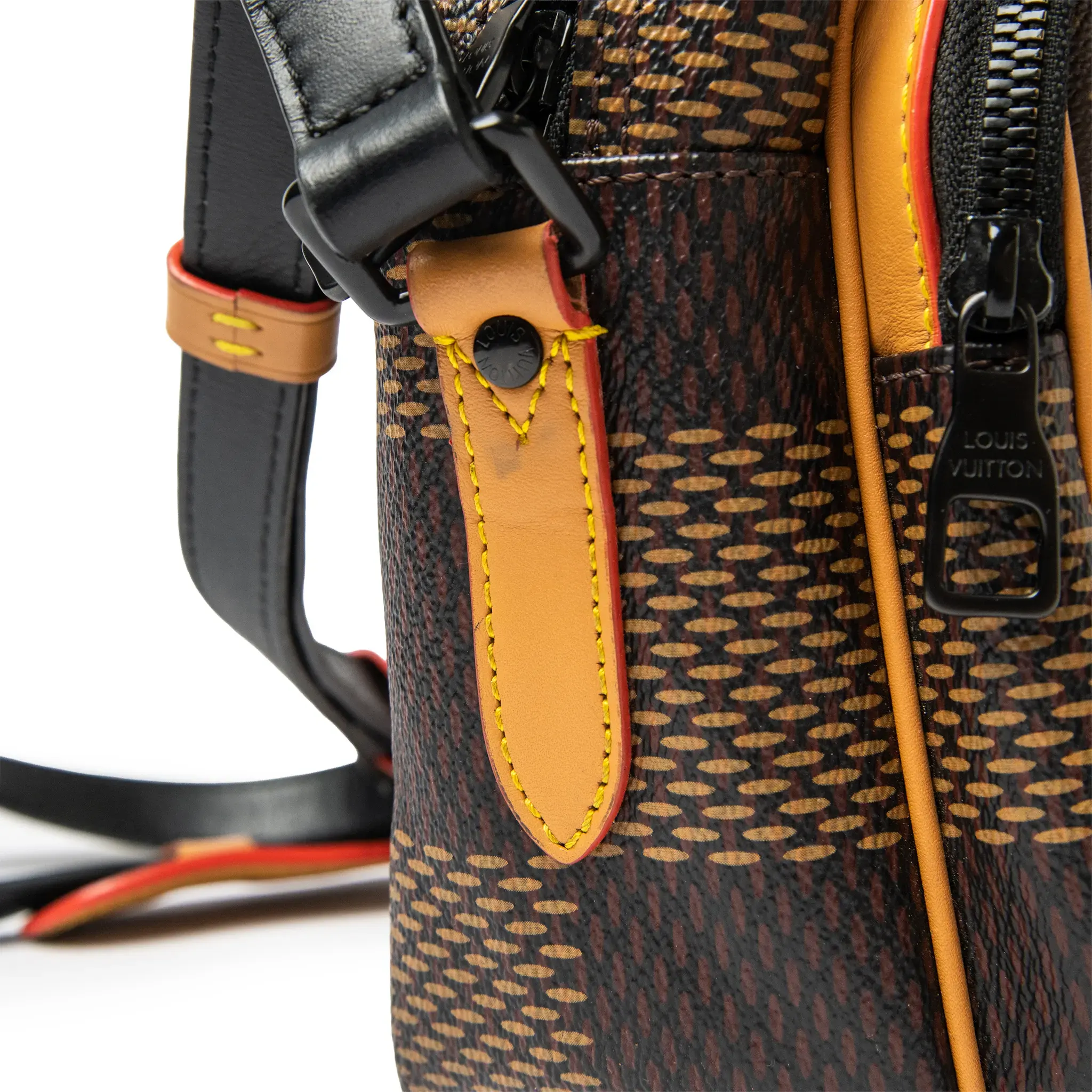 Authentic Pre-Owned Louis Vuitton x Nigo Damier Ebene Giant Brown Nil Messenger Bag - Luxury Crossbody for Men, Perfect for Travel & Daily Use