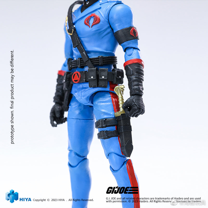 1/18 HIYA 4-Inch Action Figure - Exquisite Mini Series G.I.JOE Cobra Commander Collectible Toy for Display & Play | Military Action Figure for Collectors & Fans