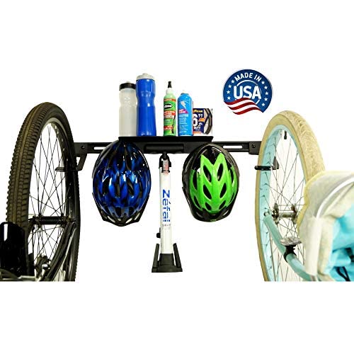 Koova Wall Mount Bike Rack - Adjustable Steel Bike Hanger for Garage Storage