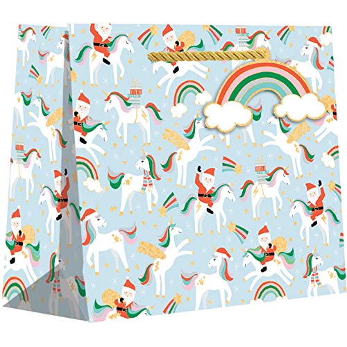 Santa's Unicorns with Holographic Accents