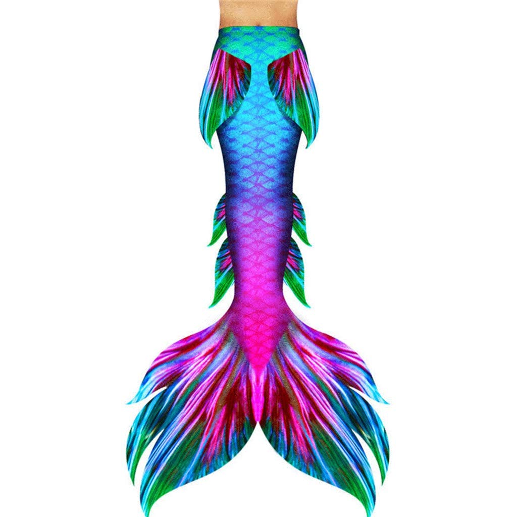 Mermaid Tail Bikini Swimsuit for Women & Girls - Monofin Swimwear for Beach, Pool & Underwater Photography | Changjiang High-Quality Mermaid Costume
