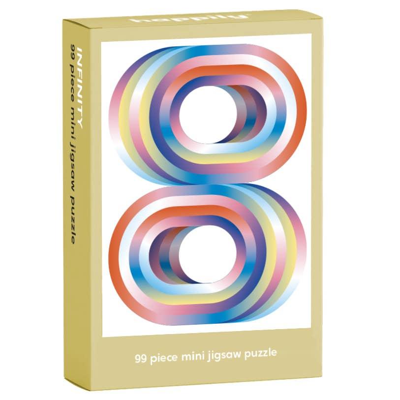 Infinity 99-Piece Mini Jigsaw Puzzle - Fun & Challenging Brain Teaser for Kids & Adults - Perfect for Family Game Night, Travel & Stress Relief