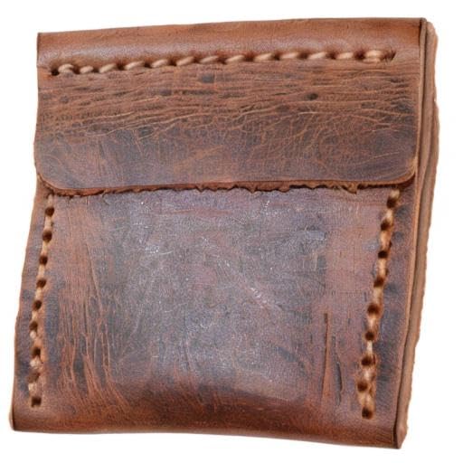 Hide & Drink Genuine Full Grain Leather Wedding Ring Case - Handmade Engagement Ring Pouch for Bride & Groom - Jewelry Storage Box for Travel, Ring Bearer & Proposal - Bourbon Brown - Perfect for Destination Weddings & Honeymoon Travel
