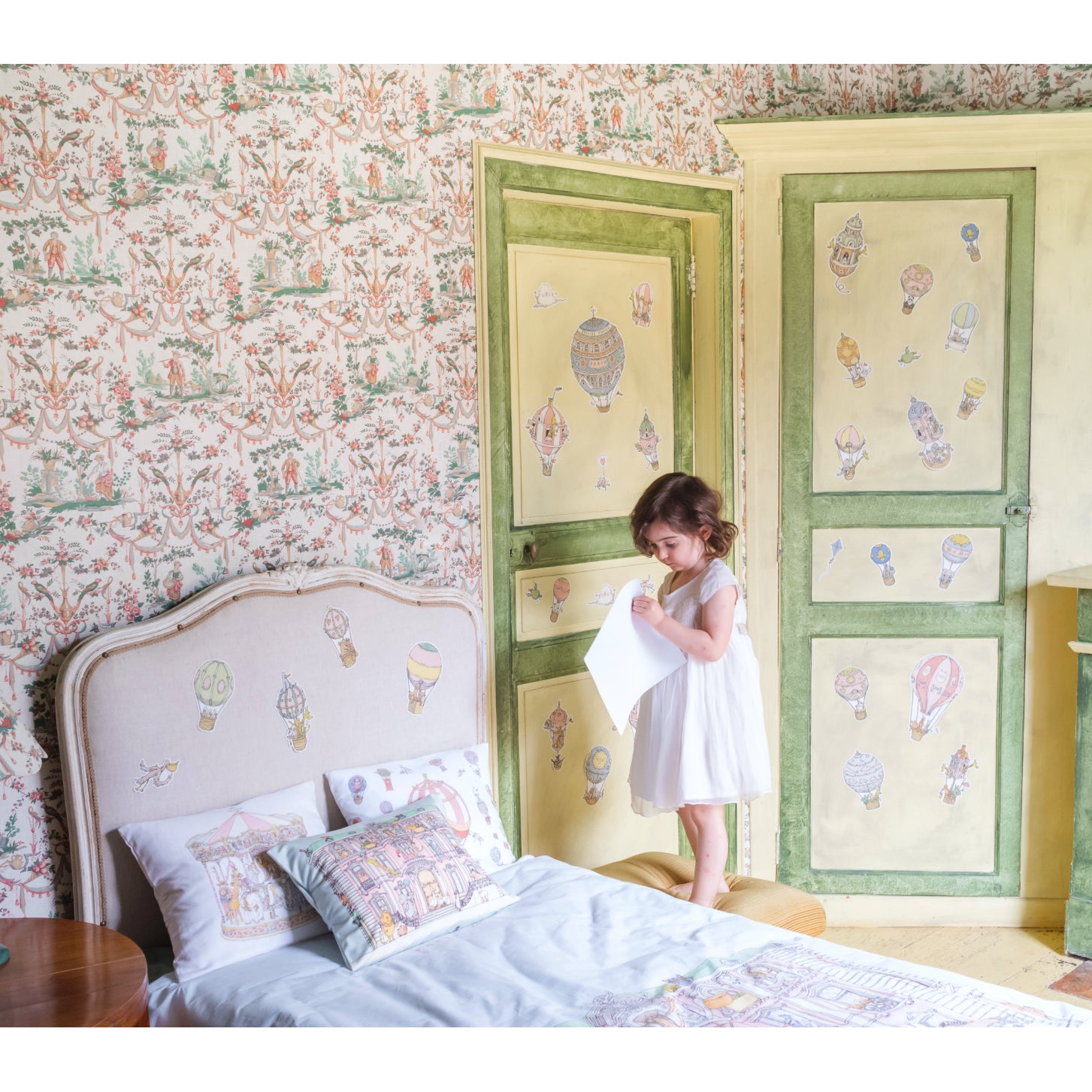 Atelier Choux Replaceable Wall Stickers - Pack of 40 Decorative Nursery Stickers for Baby Room & Kids Bedroom Decor - Perfect for Nursery Walls, Playrooms & Toddler Spaces