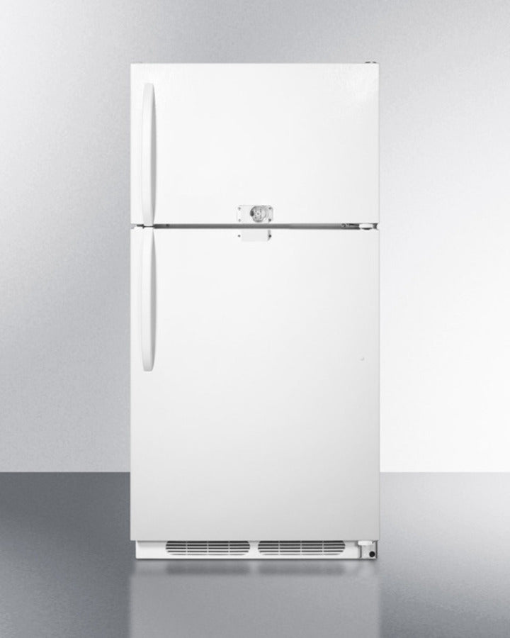 Accucold 30-Inch Wide Top Mount Refrigerator Freezer CTR21LLF2 - Energy Efficient Compact Fridge for Dorm, Office, or Home Use