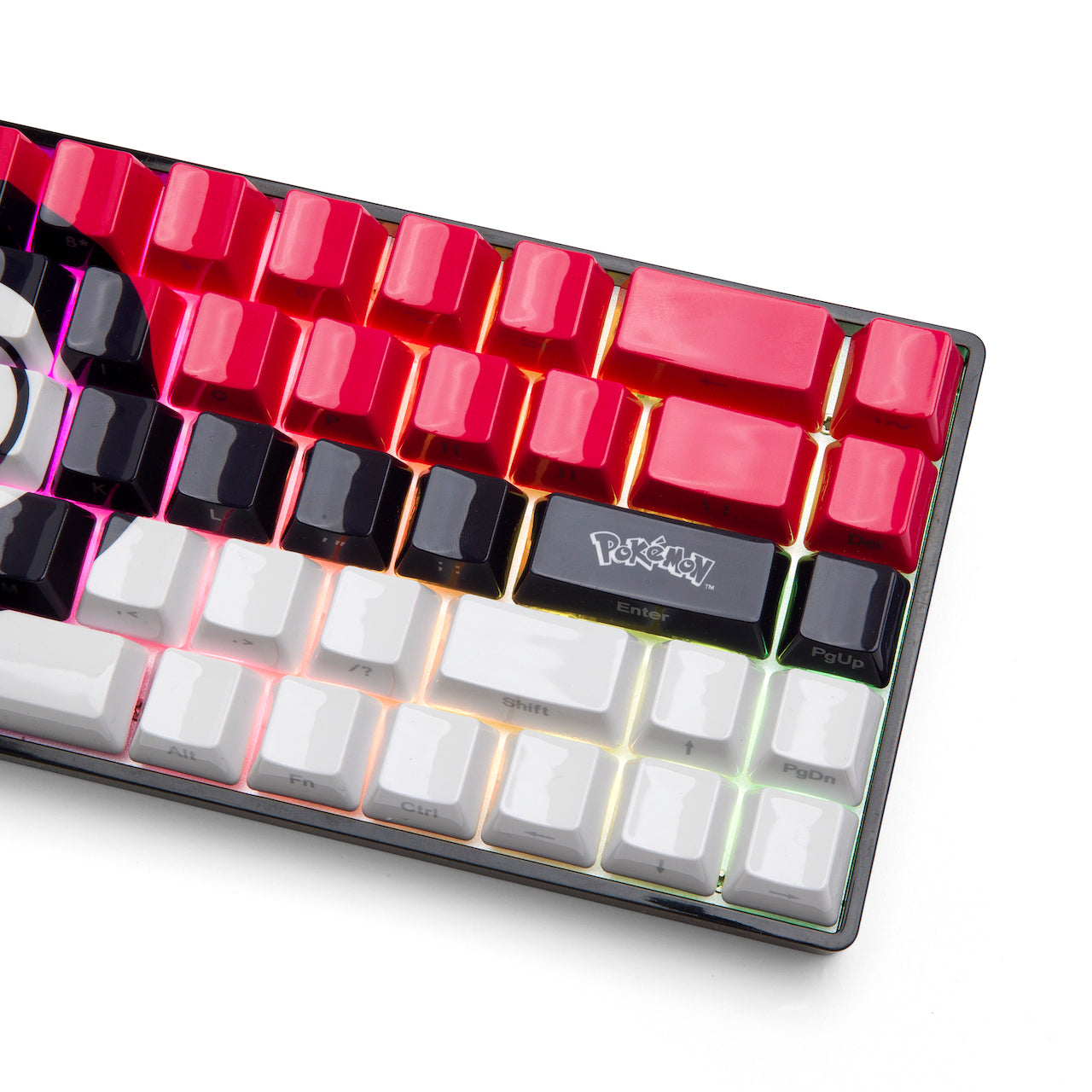 Pokémon + HG Basecamp 65 Mechanical Keyboard with Custom Poké Ball Keycap - Perfect for Gaming, Typing & Collectors | Compact 65% Layout for PC & Mac