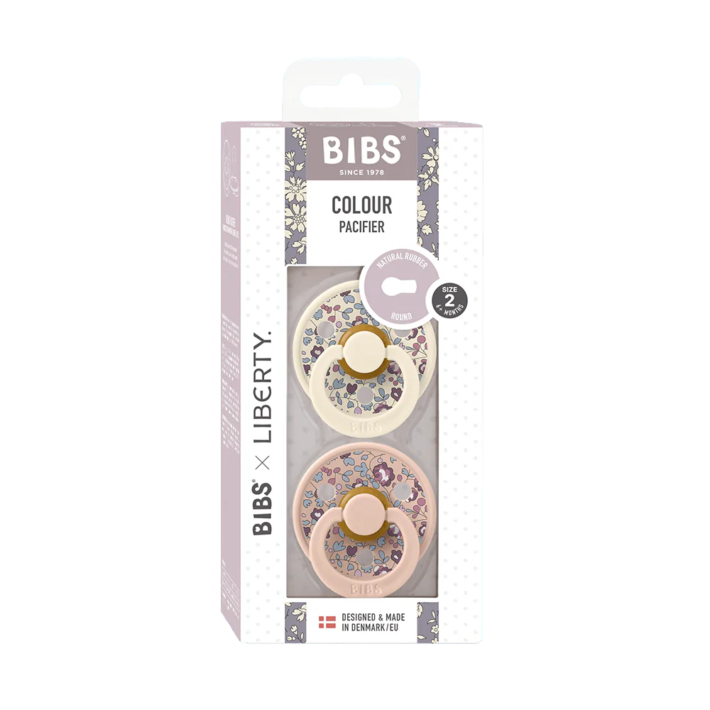 Liberty Collection Baby Bibs & Pacifiers - Soft & Stylish for Feeding & Comfort (Eloise/Blush) - Perfect for Mealtime, Travel & Everyday Use