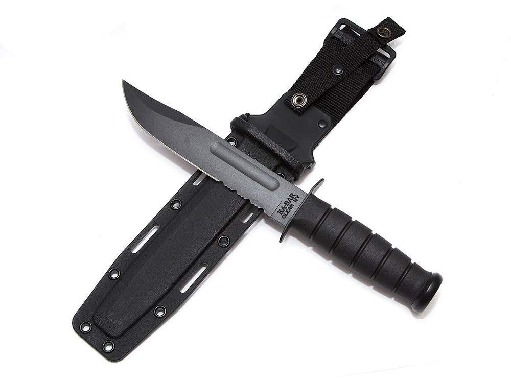 KA1214-BRK USA Fighting Knife - High Carbon Steel Tactical Survival Knife for Outdoor Camping, Hunting & Emergency Preparedness