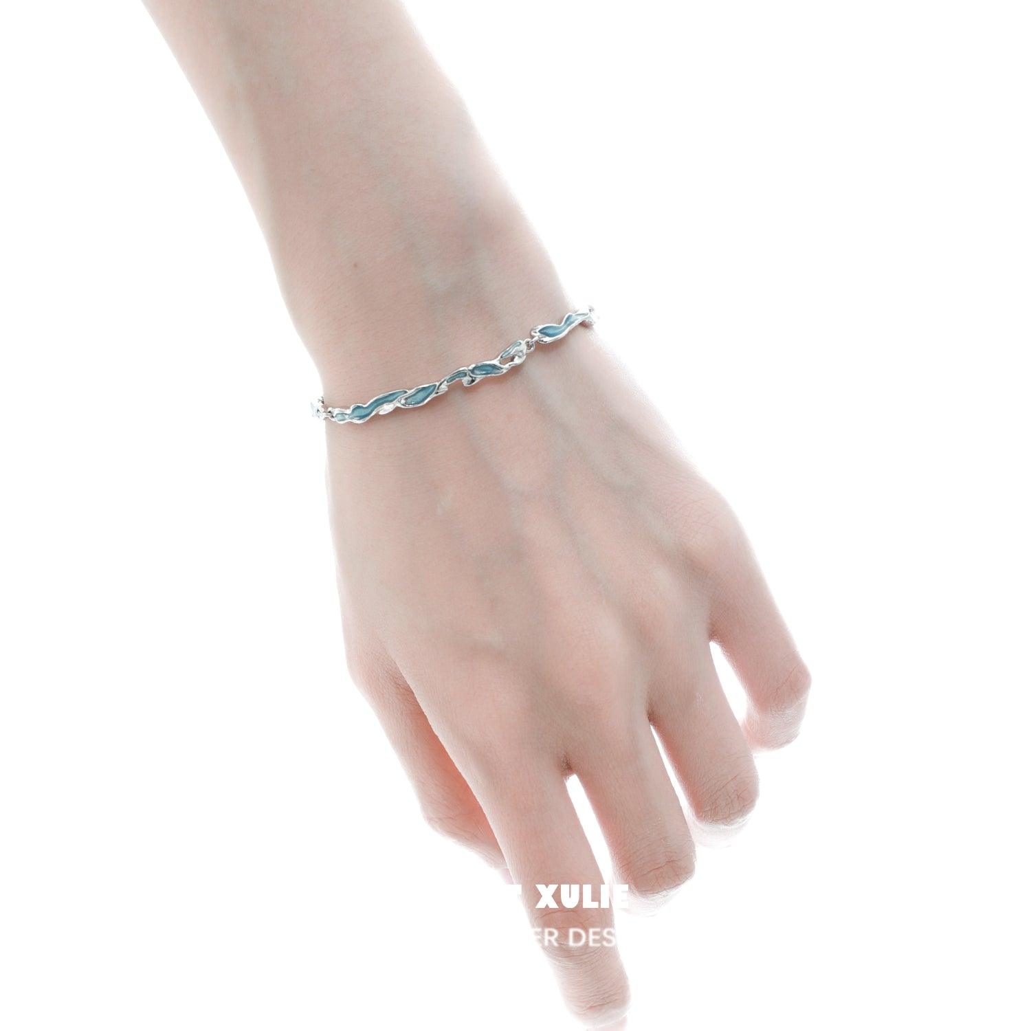 18k Gold Plated Chain Pull Bracelet for Women - Elegant Adjustable Sea-Inspired Jewelry for Daily Wear, Parties & Gifts