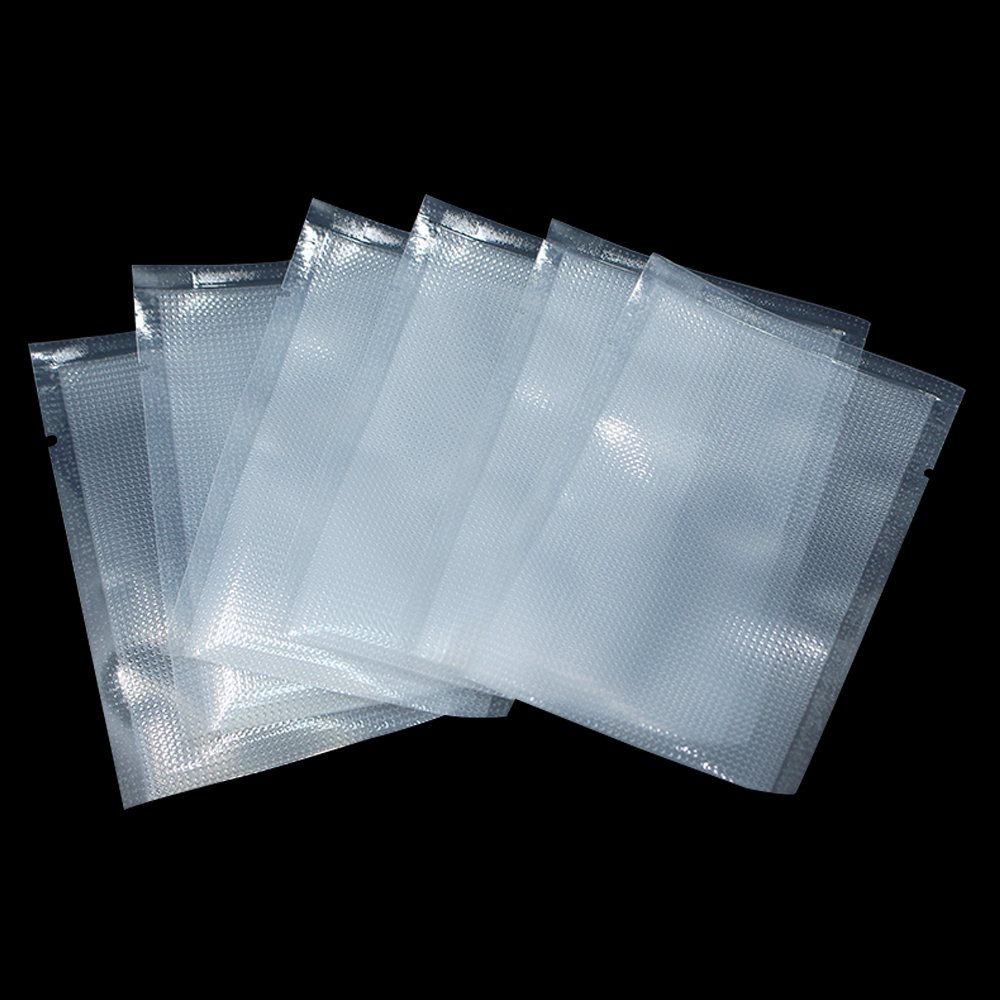 FERENLI 500 Count 2.7x3.9 Inch Vacuum Sealer Bags for Food Storage - Clear Plastic Flat Pouches with Tear Notch (2.4x3.3 Inch Usable Size) | Bulk Food Packaging | Meal Prep, Sous Vide, Freezer Storage & More