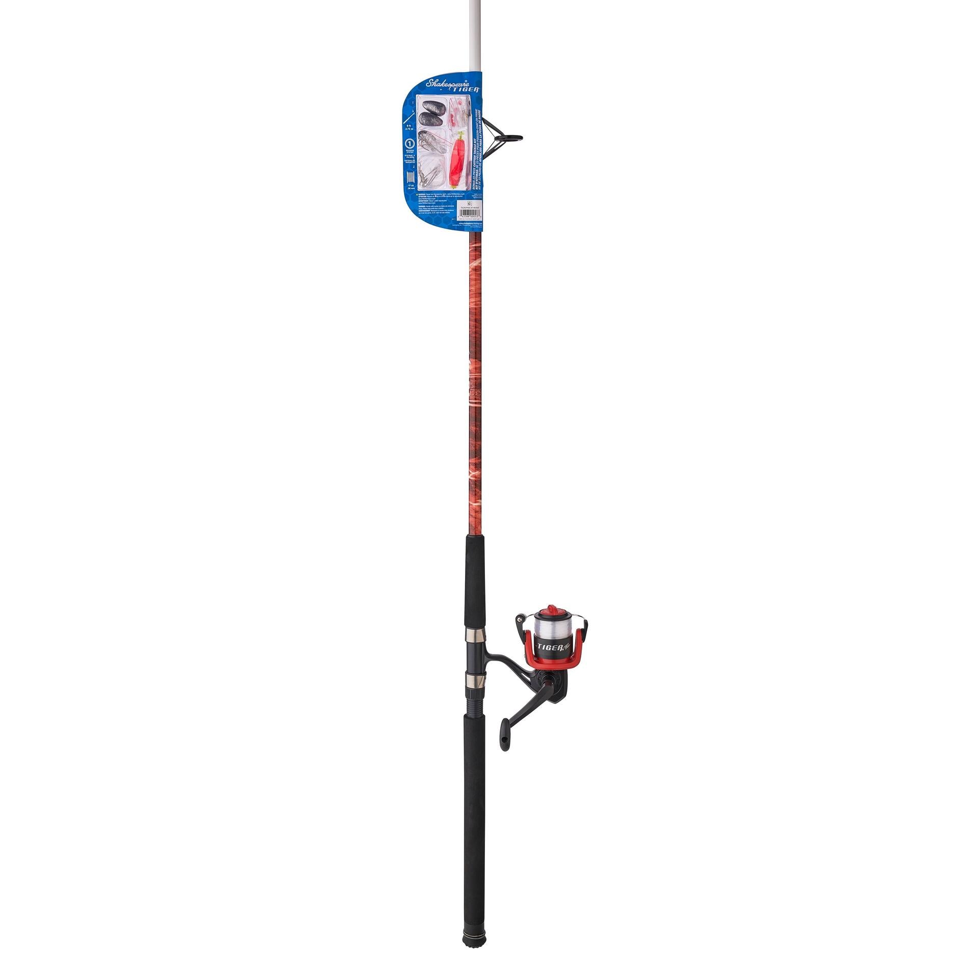 Tiger® Spinning Catfish Fishing Rod and Reel Combo - Mossy Oak Camouflage - Perfect for Freshwater Fishing and Outdoor Adventures