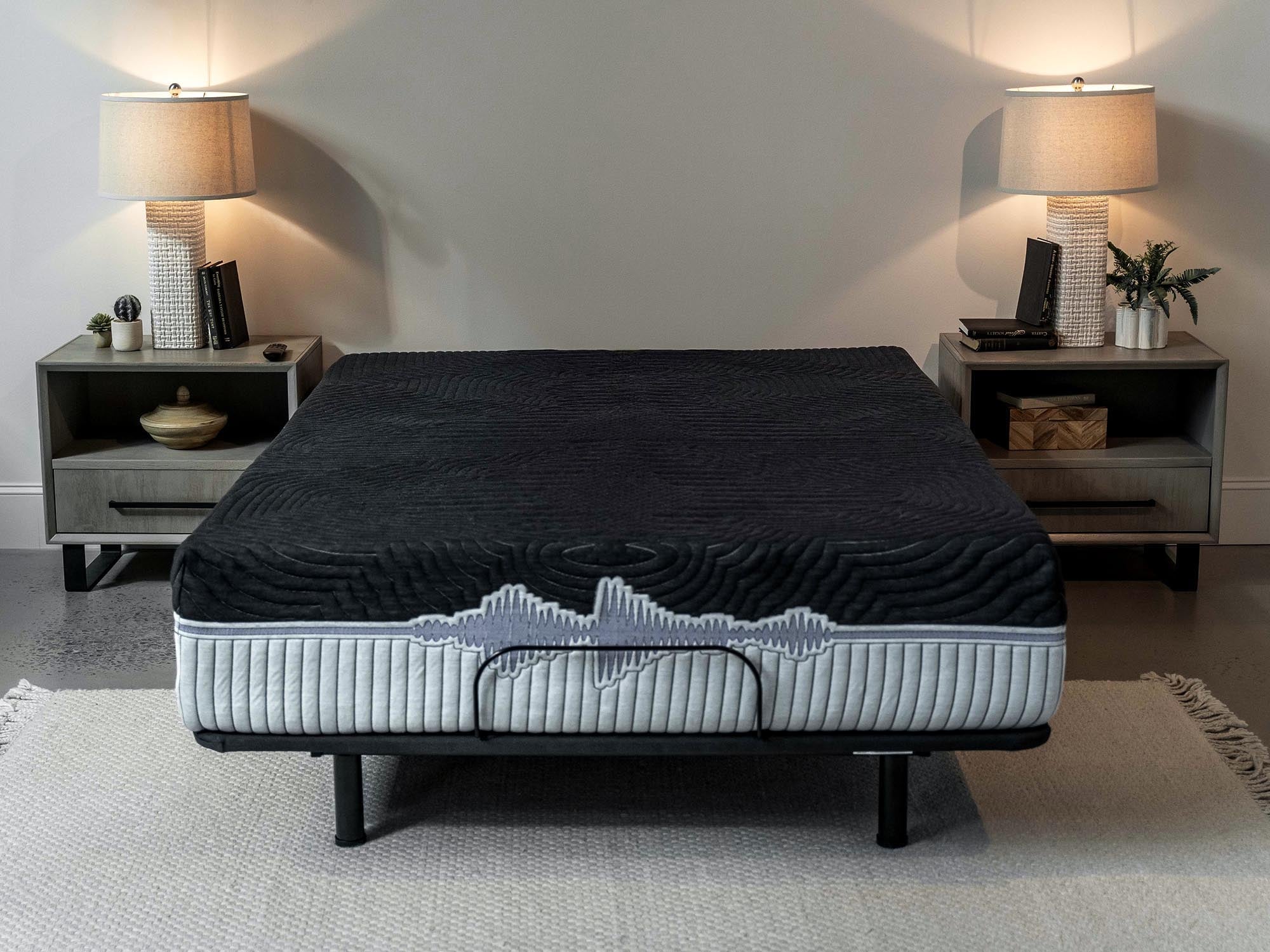 Good Vibe Sleep Adjustable Bed Frame - Queen Size with Remote Control for Custom Comfort | Perfect for Home, Apartment & Guest Room Use