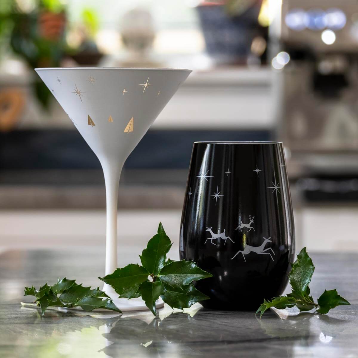 Wonderland 8.5oz Martini Cocktail Glasses - Set of 12 | Premium Barware for Parties, Weddings & Home Entertaining